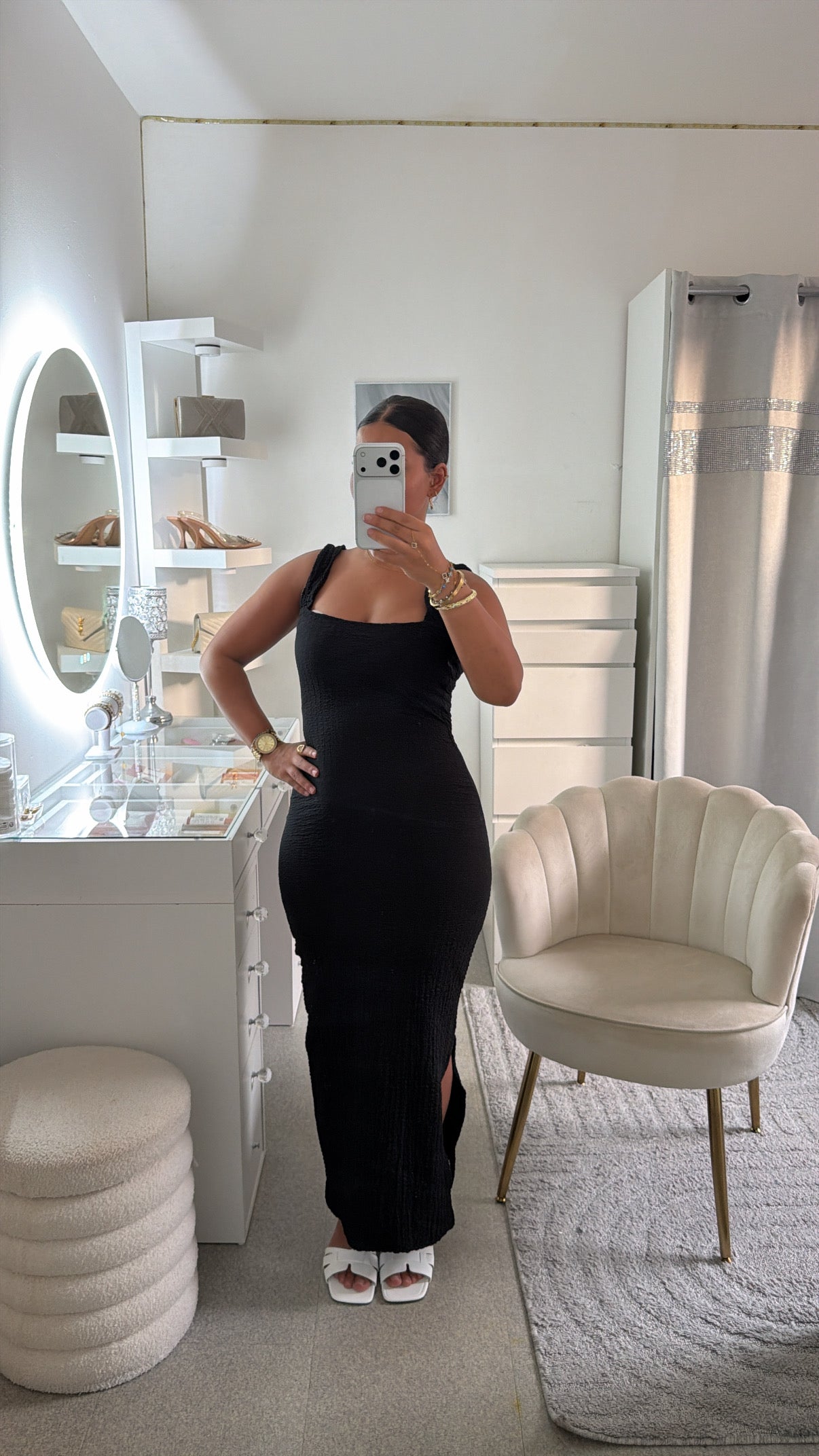 Robe Narjess noir