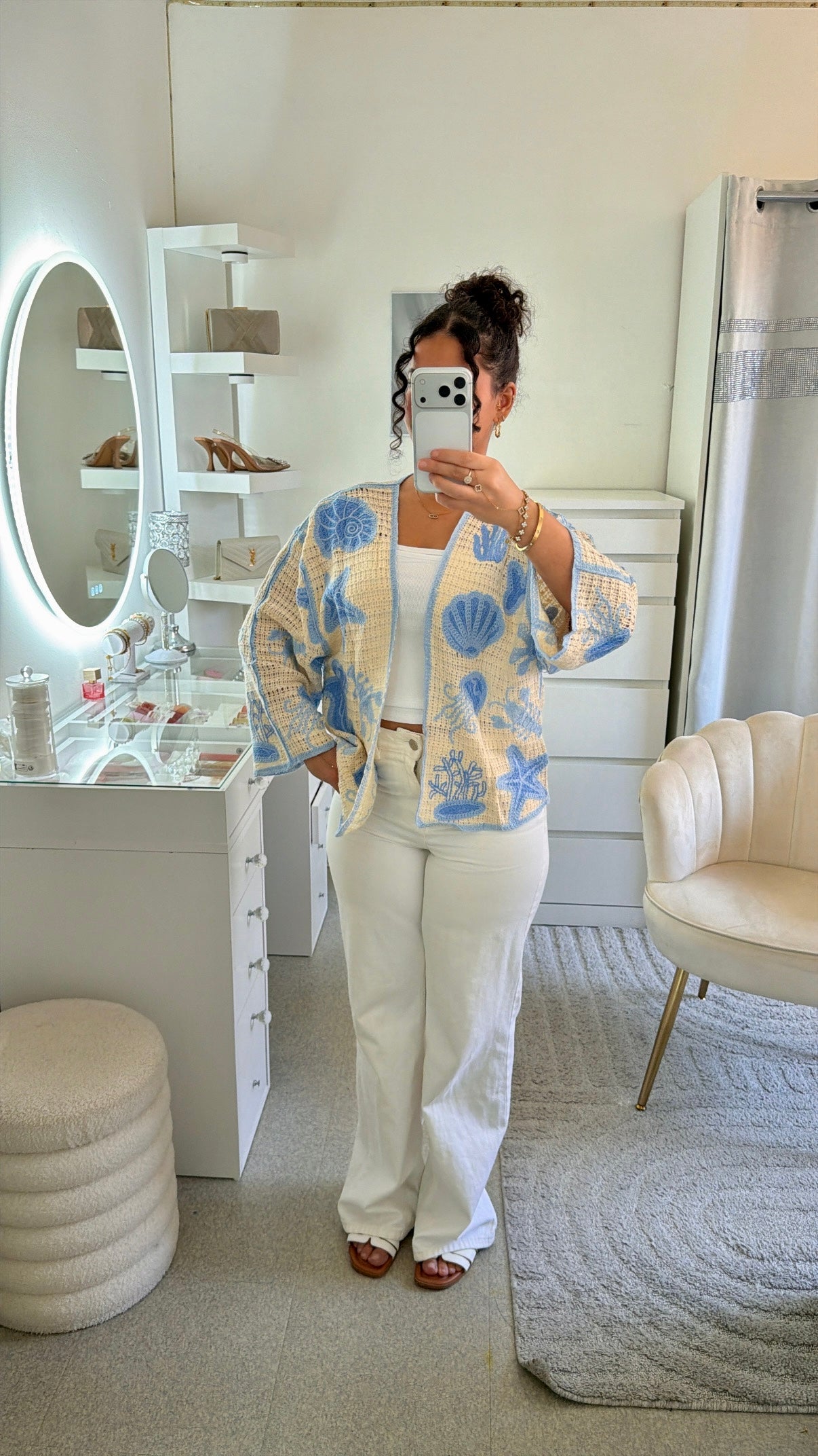Cardigan Aria en bleu