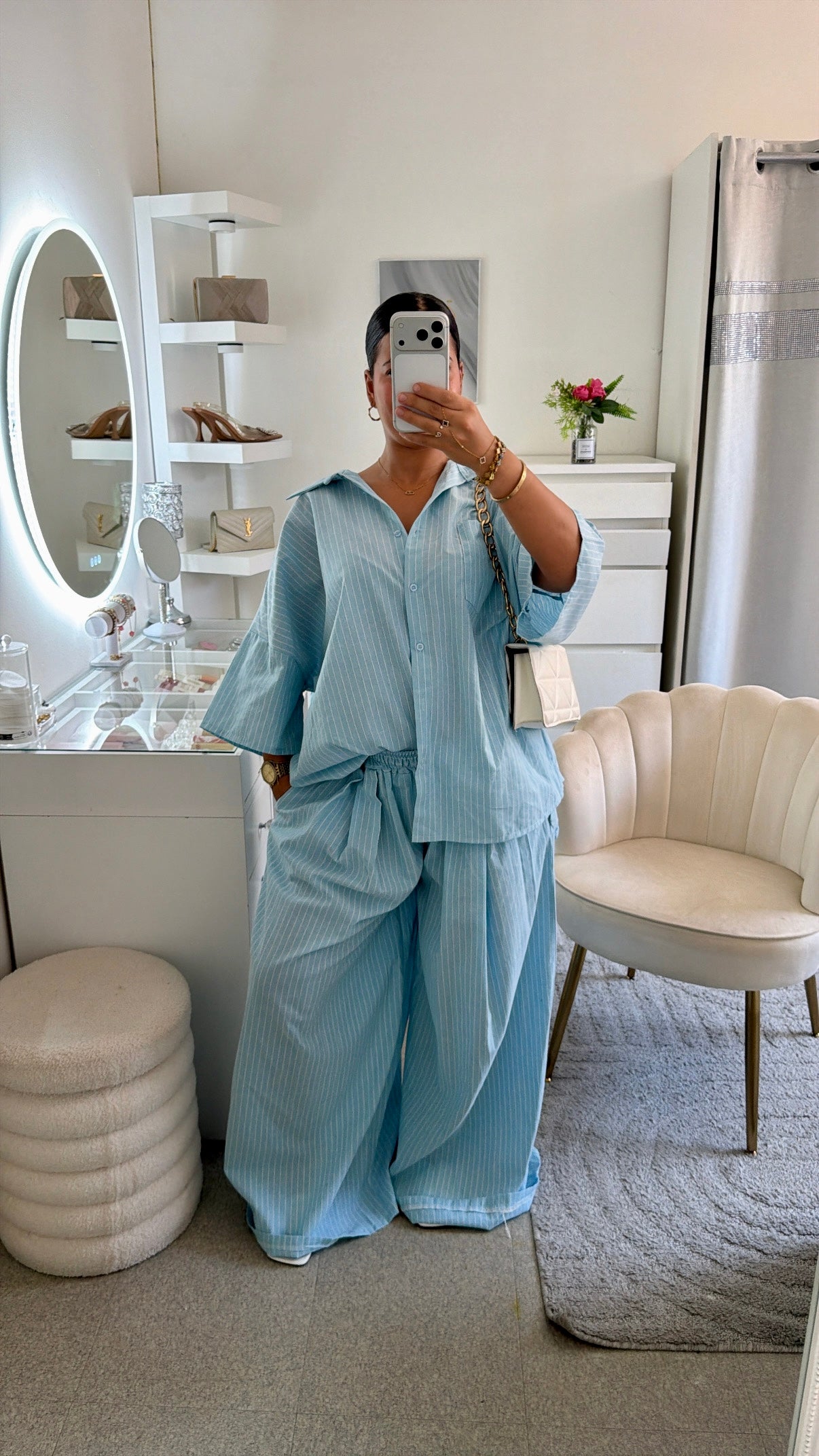 Ensemble Georgina en bleu