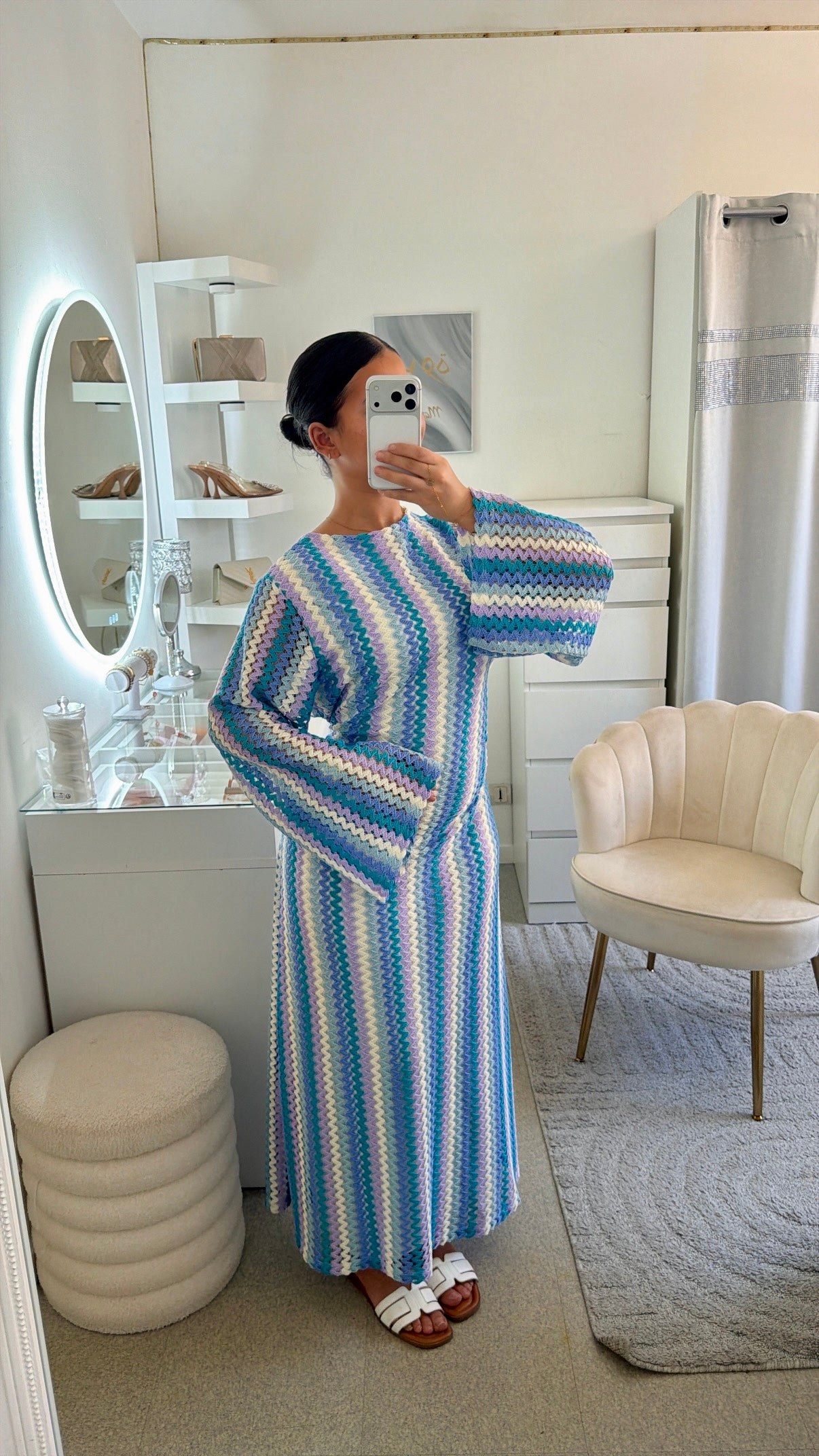 Robe Fadila bleu