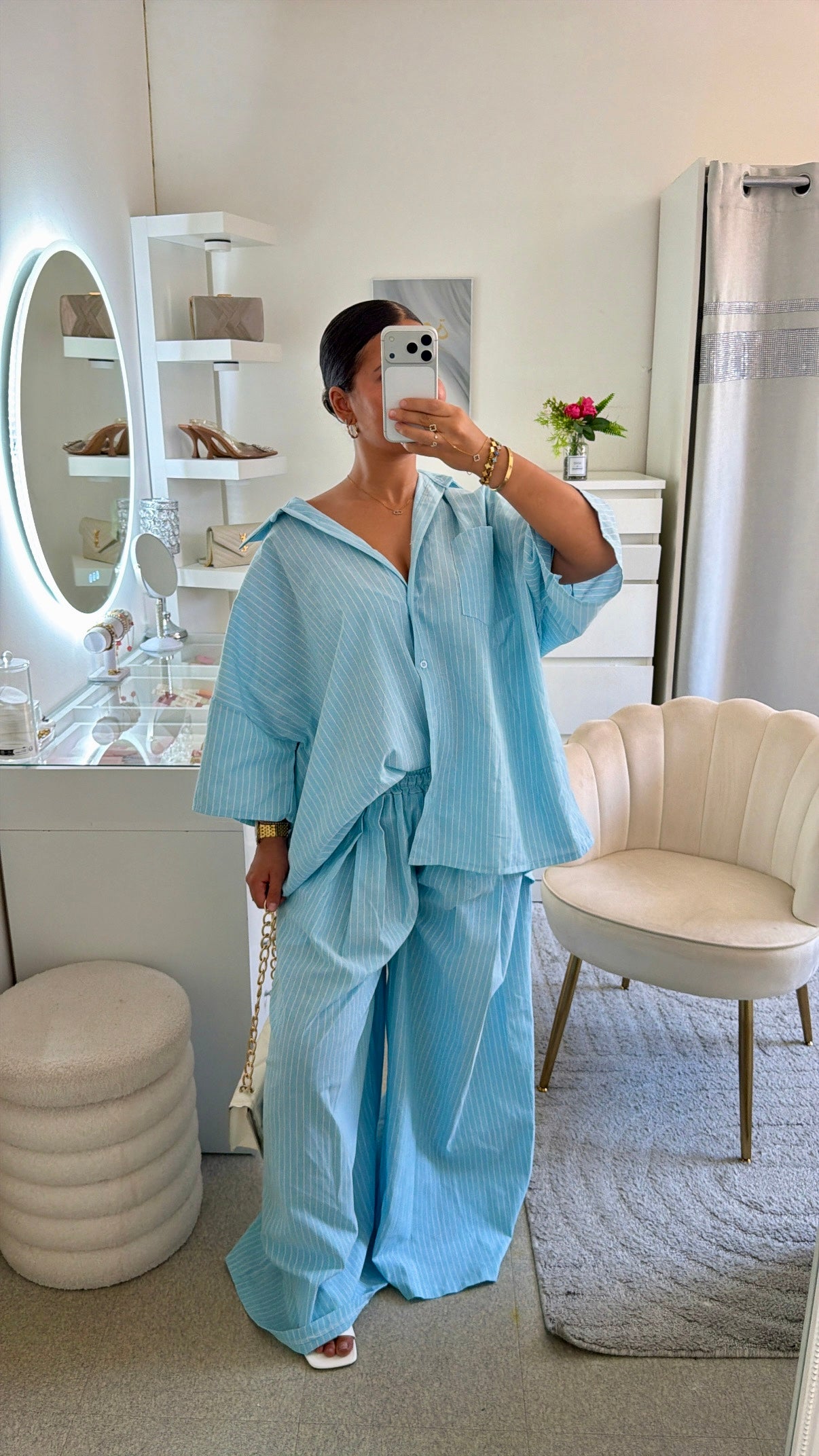 Ensemble Georgina en bleu