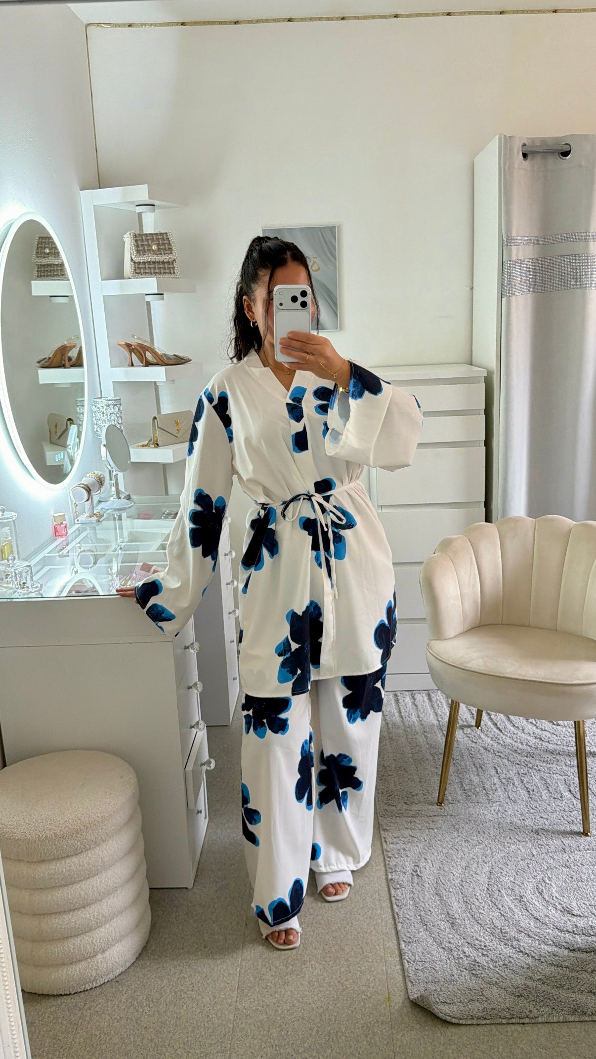 Ensemble Naïri bleu