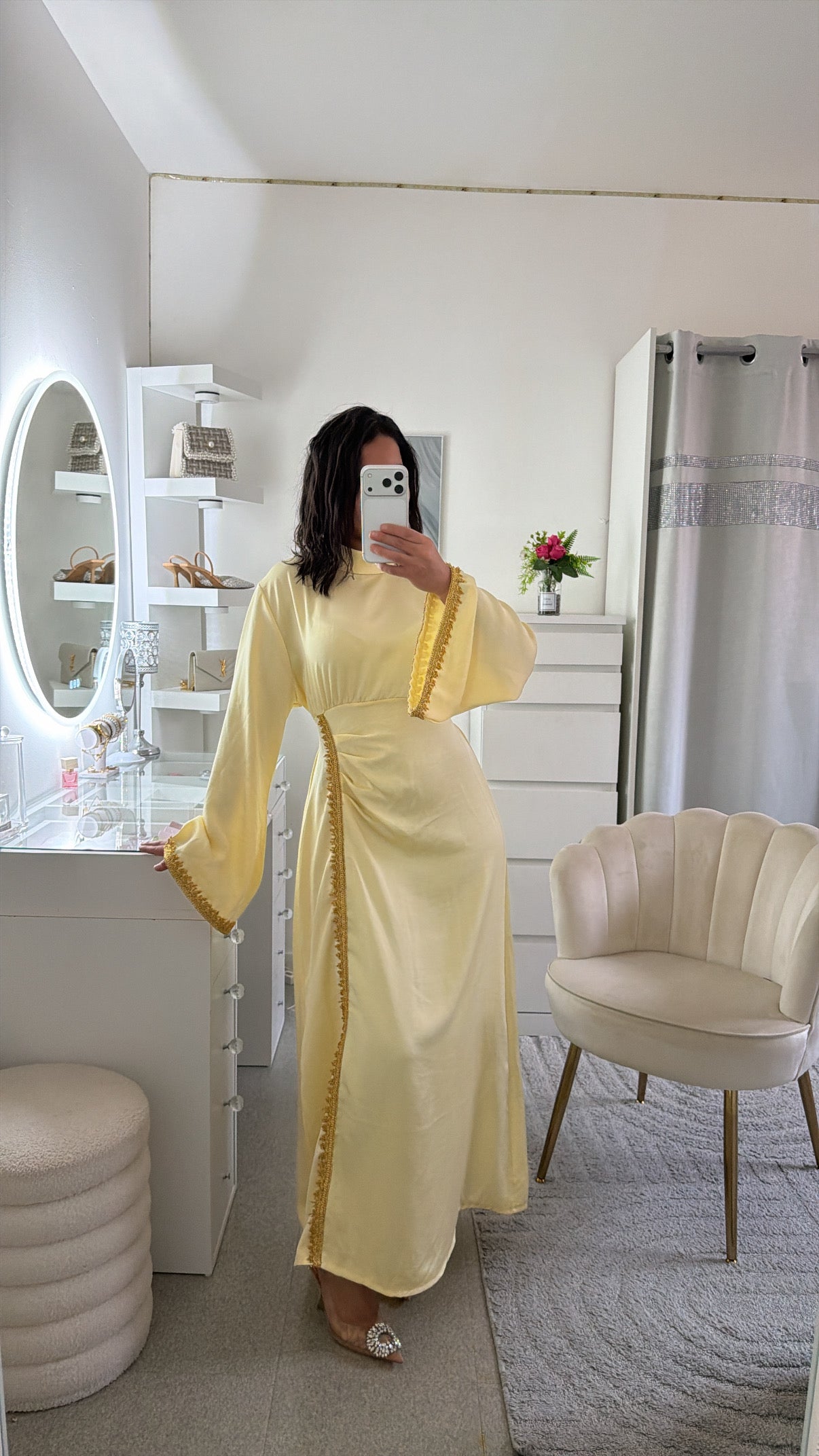 Robe Safiya jaune