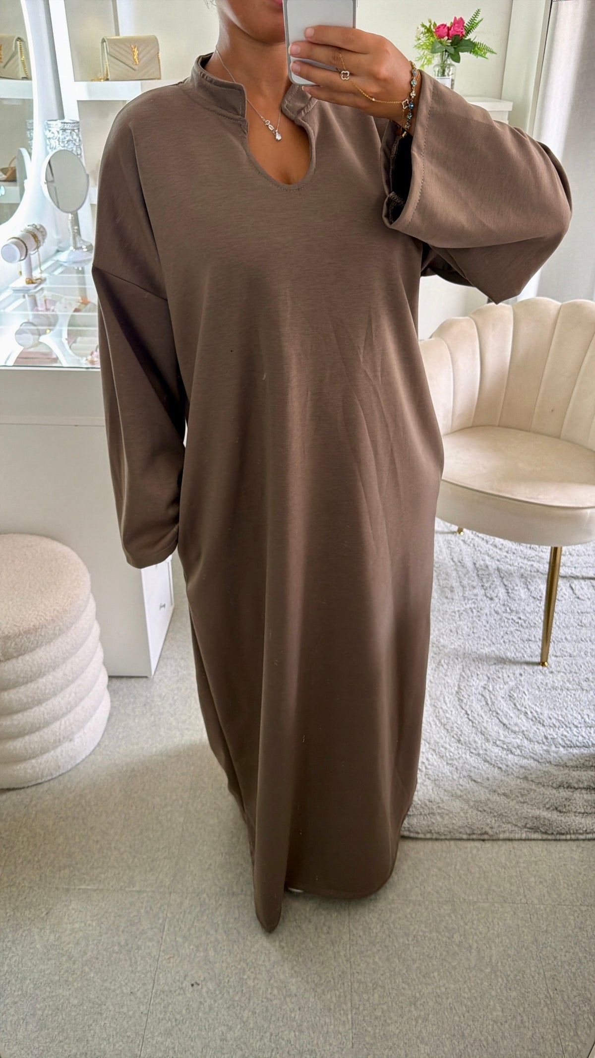 Robe Yuna en marron
