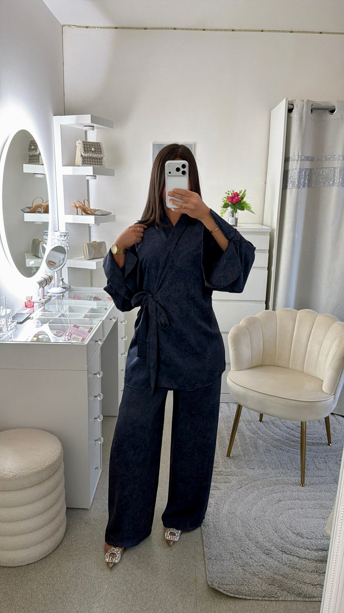 Ensemble Naïra bleu