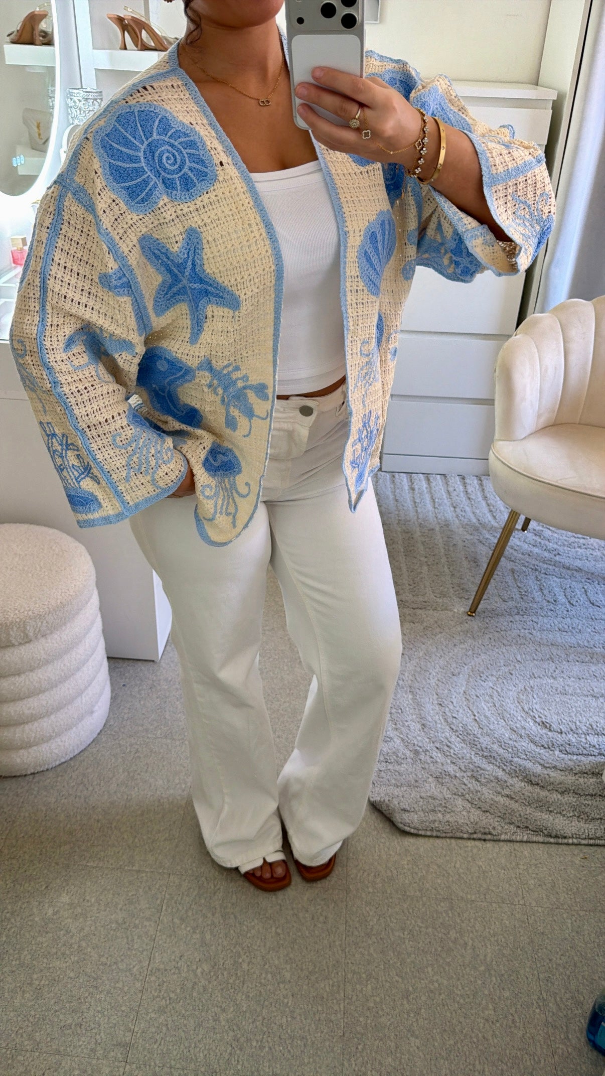 Cardigan Aria en bleu