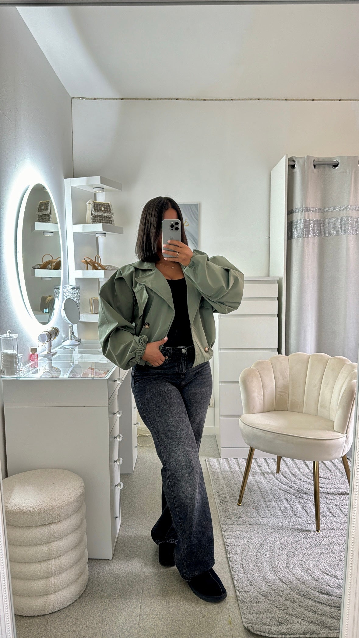Trench Lias vert kaki