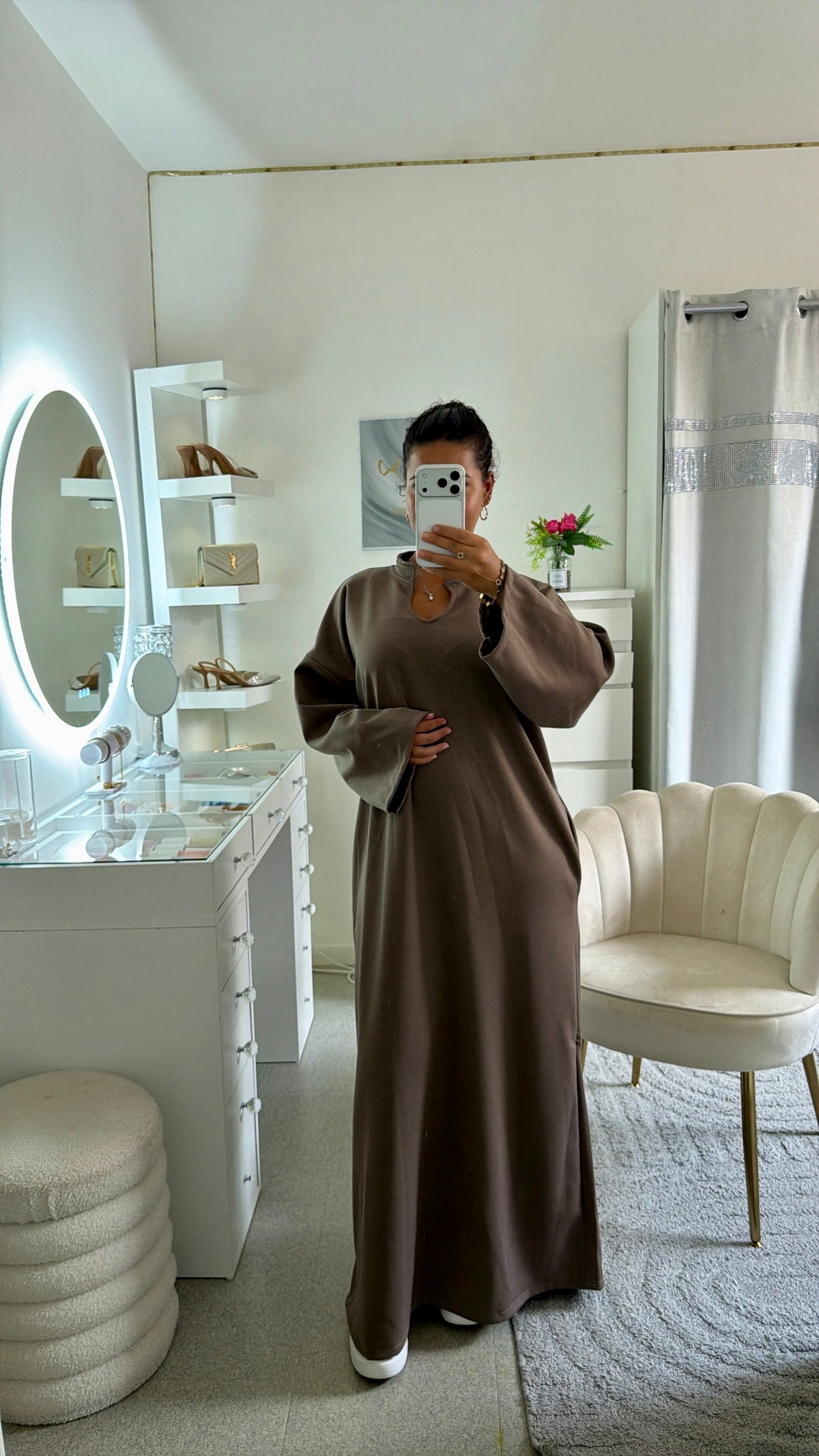 Robe Yuna en marron