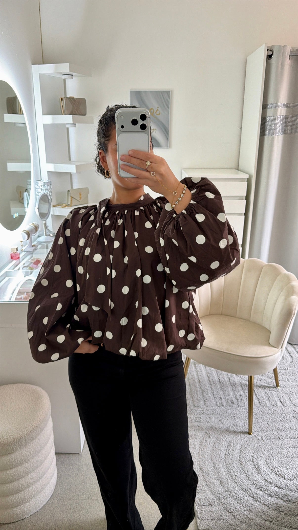 Top Thiziri marron