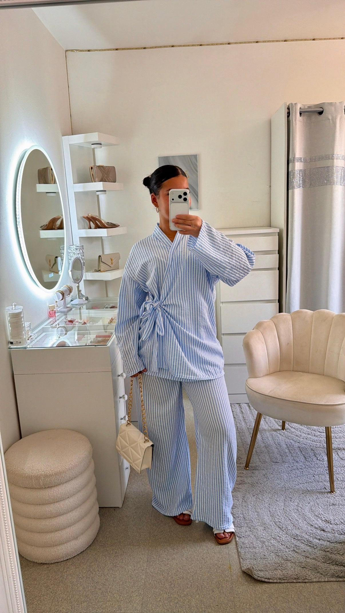 Ensemble Paula bleu