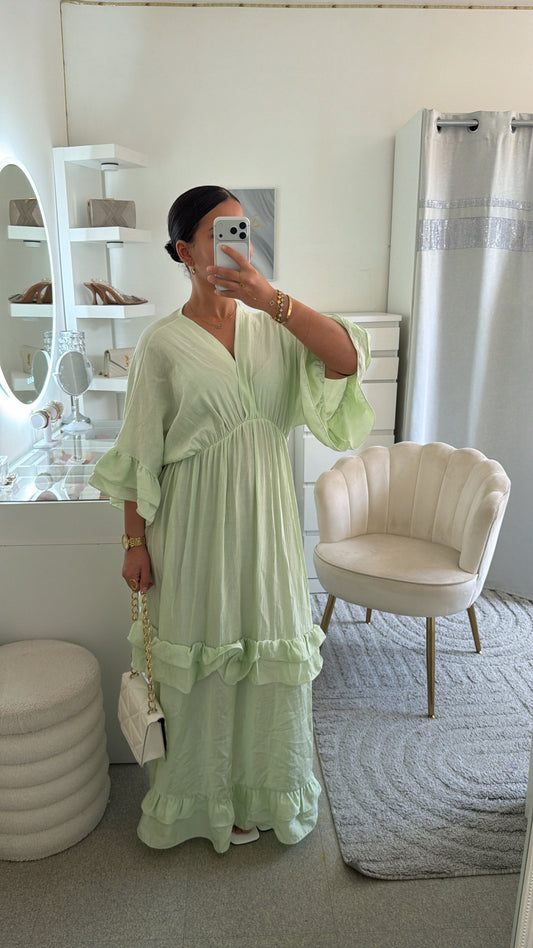 Robe Maissa en vert