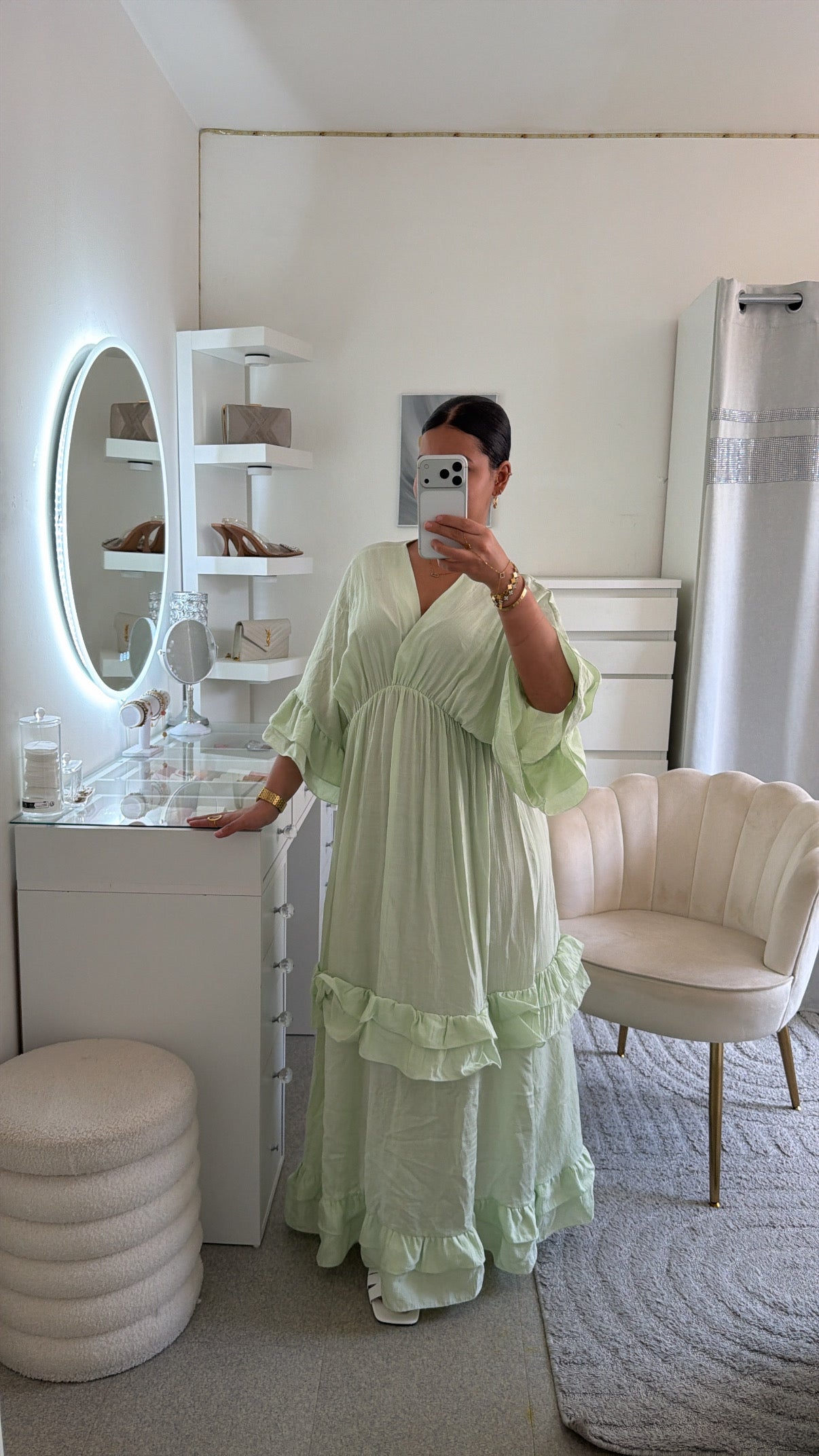 Robe Maissa en vert