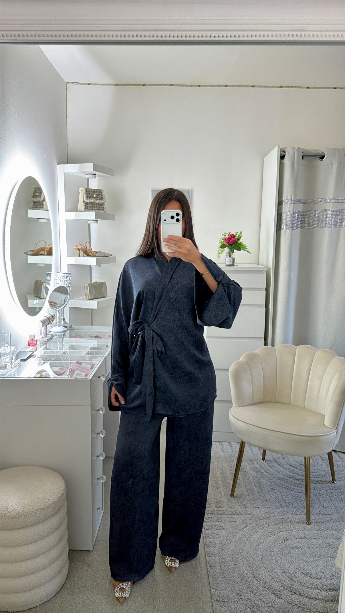 Ensemble Naïra bleu