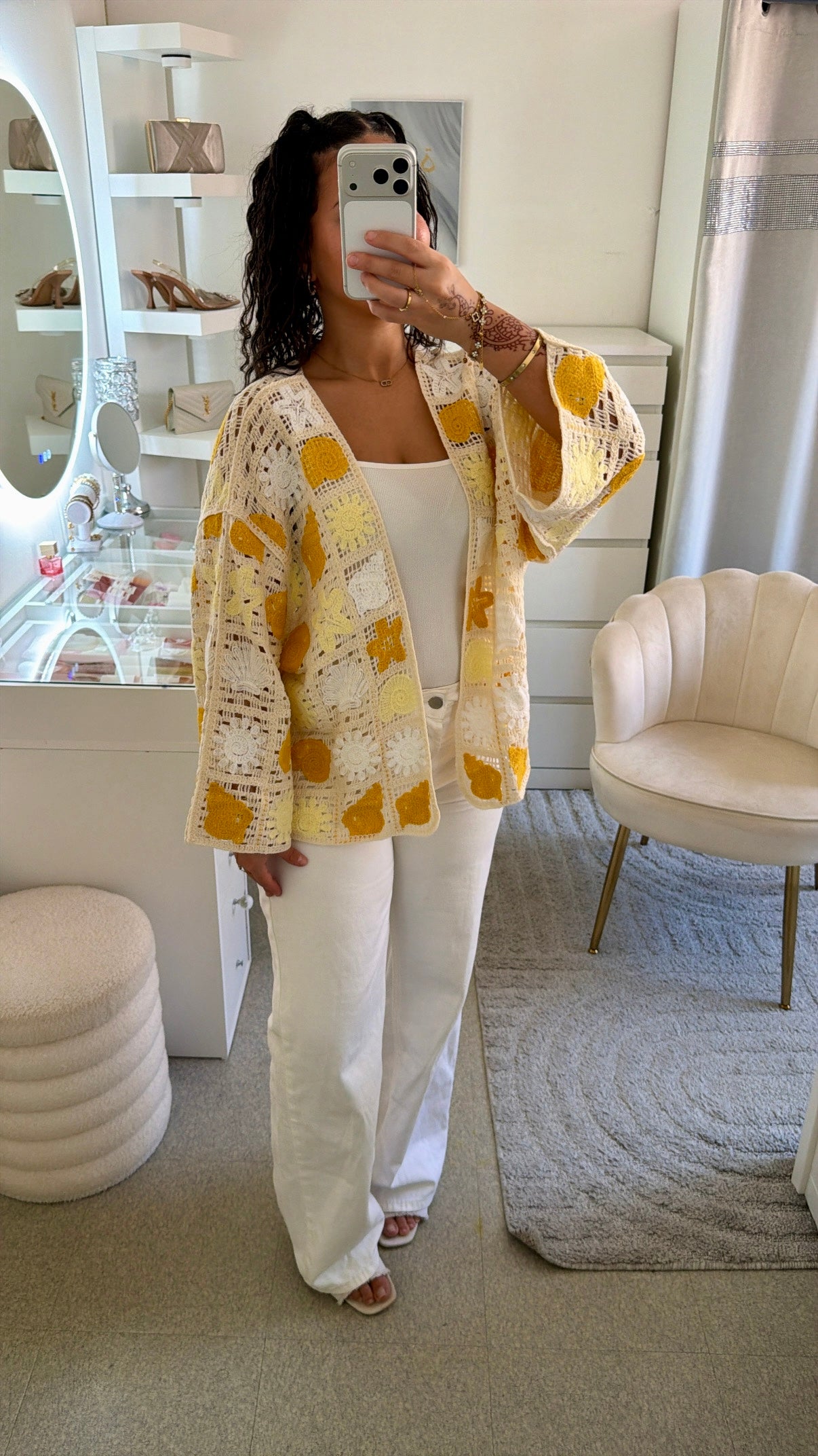 Cardigan Soumaya jaune