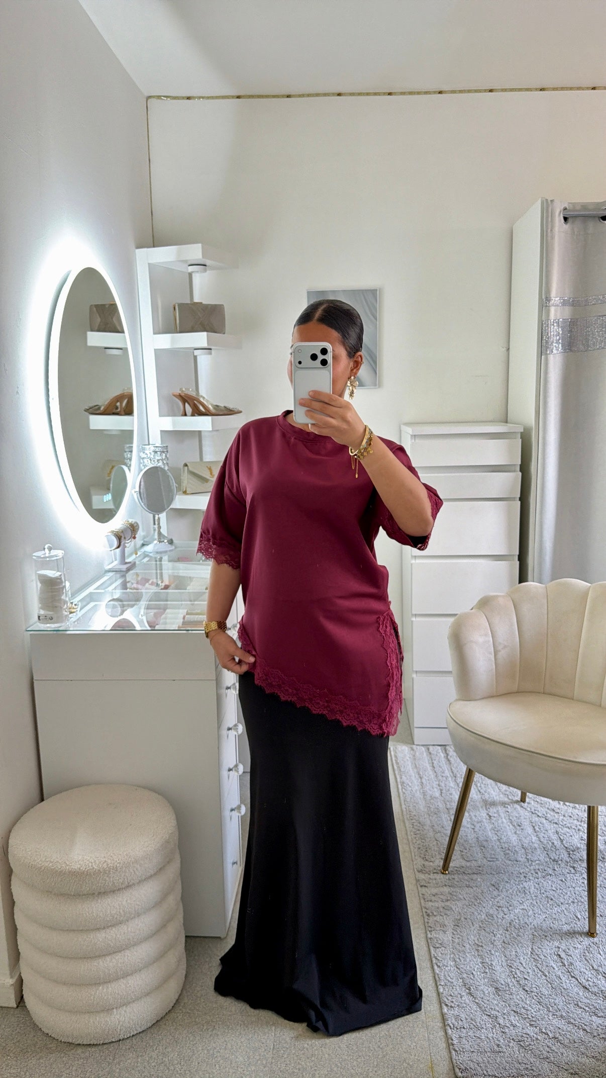 Top feriel bordeaux