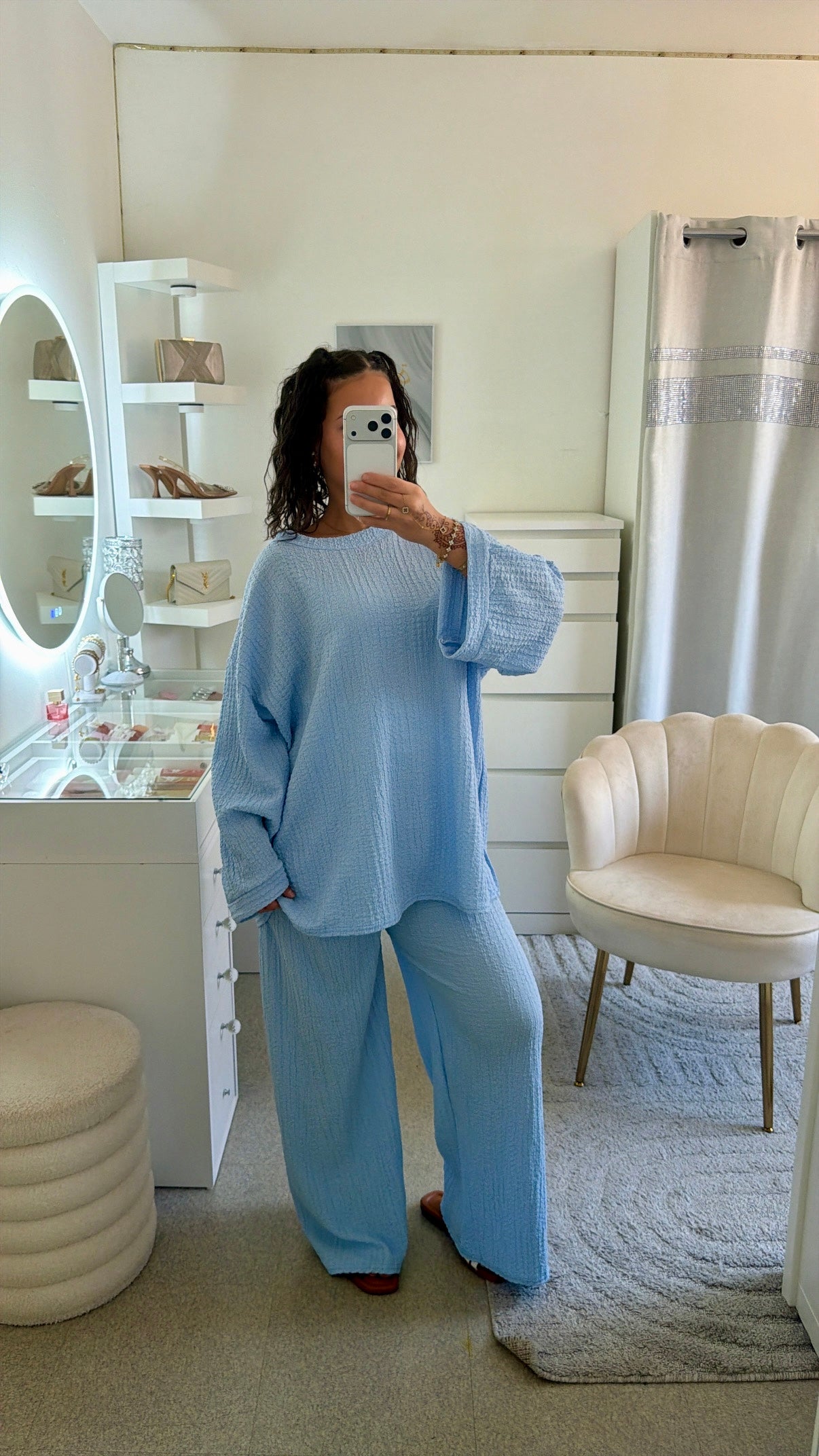 Ensemble Dalila bleu