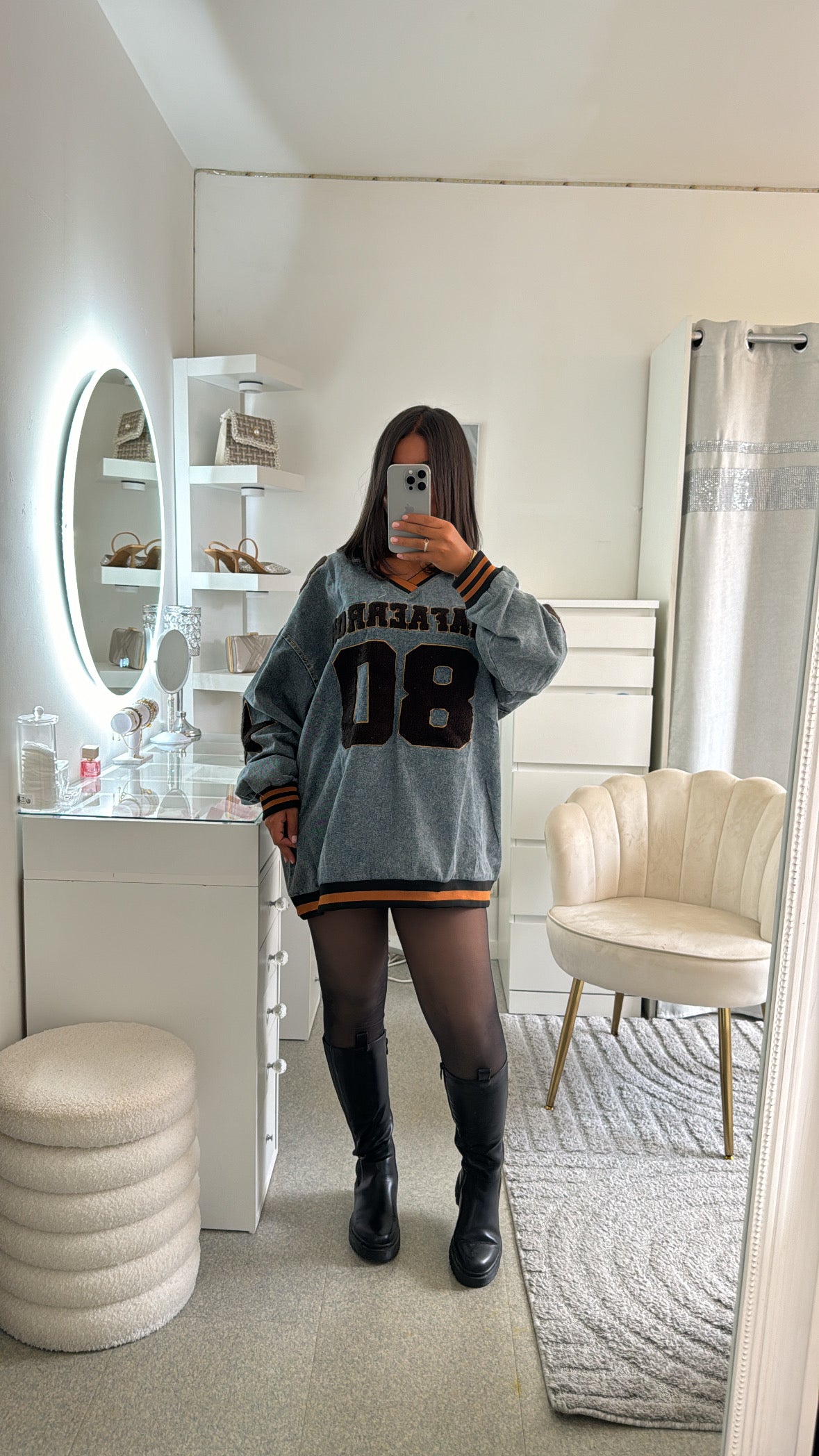 Pull Zina en gris