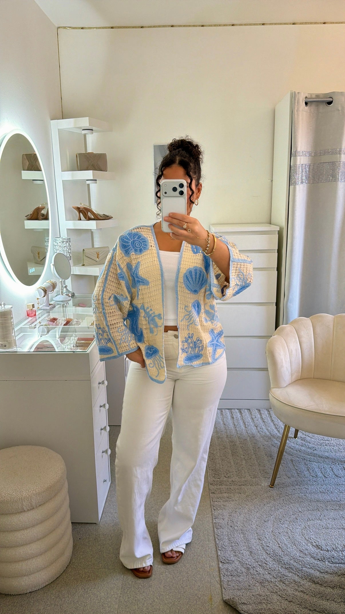 Cardigan Aria en bleu