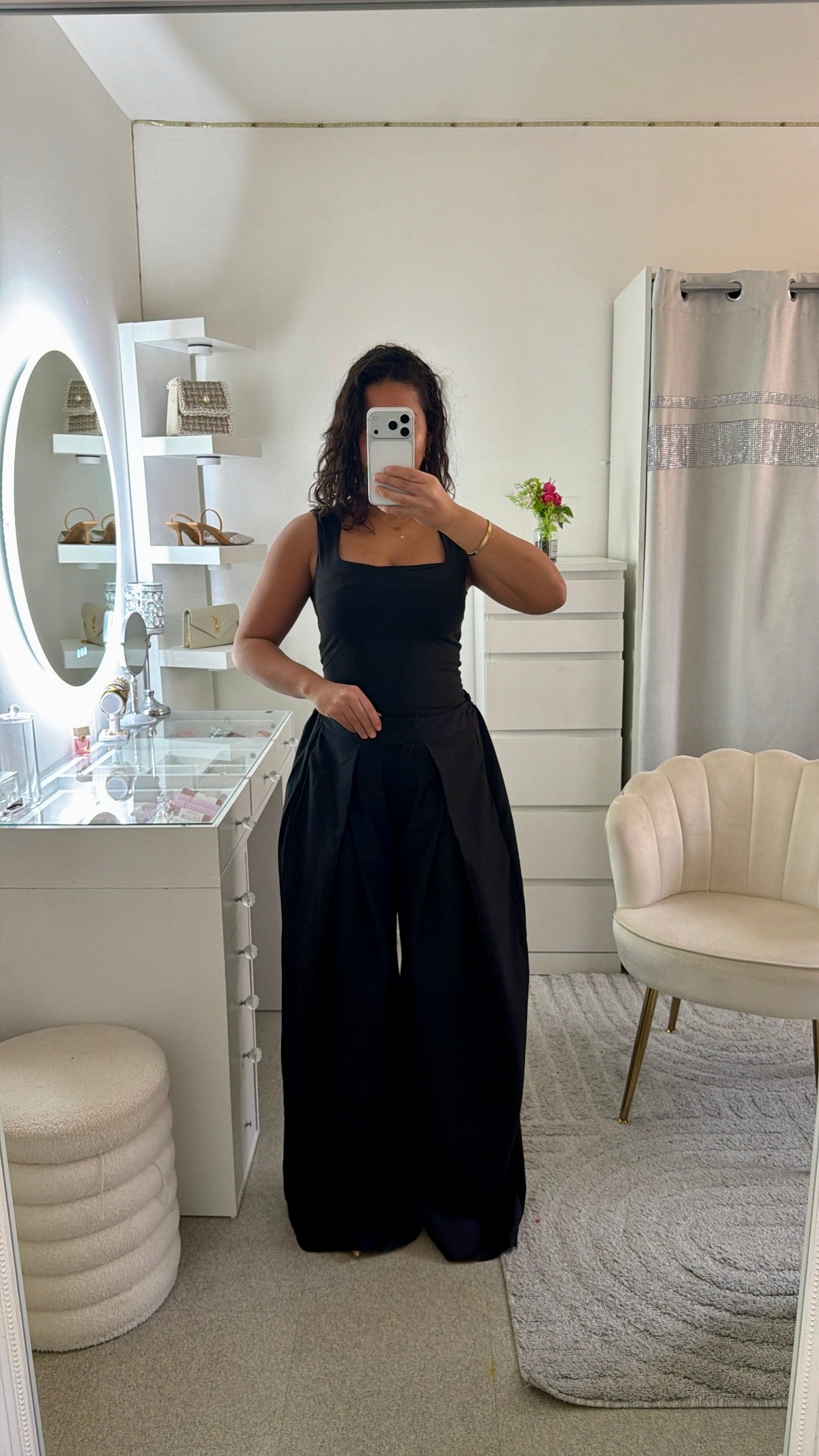 Pantalon sélène noir