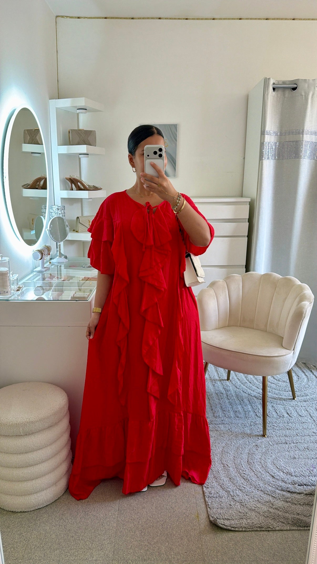 Robe Aida en rouge