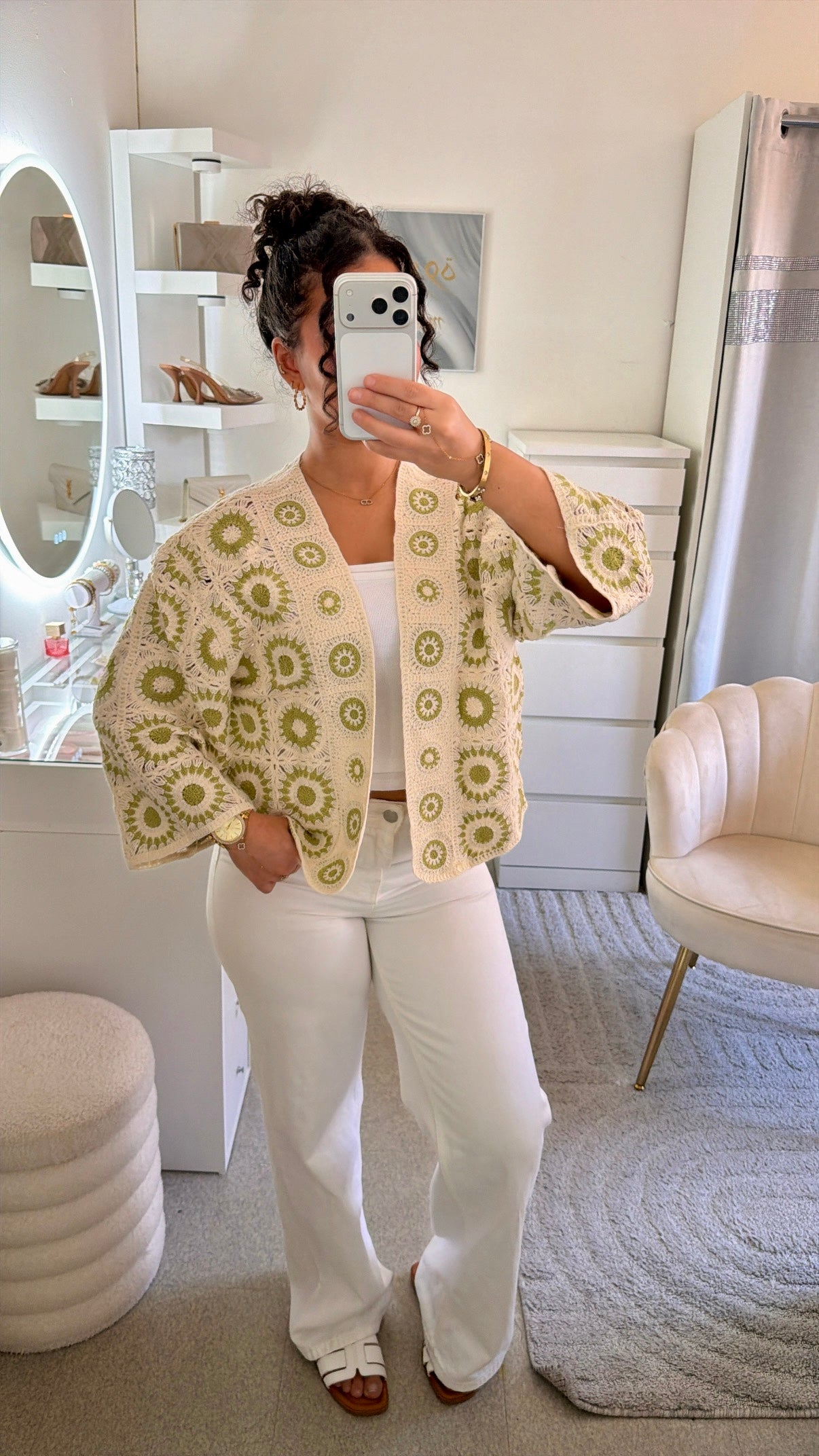 Cardigan Naya en vert