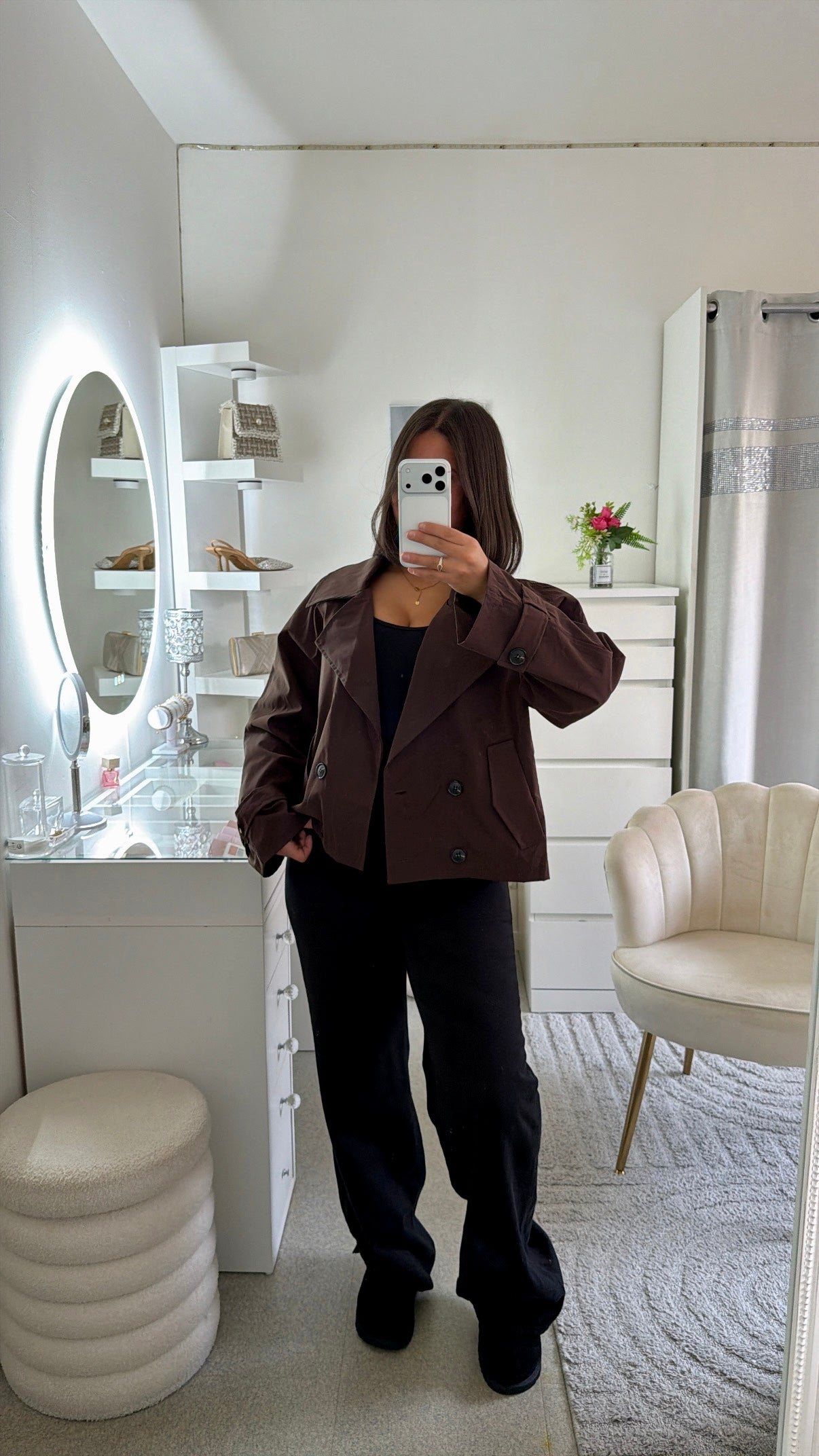 Trench Azelie marron