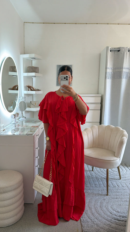 Robe Aida en rouge