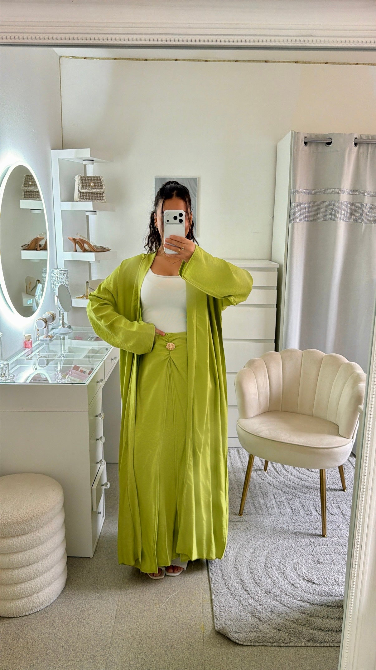 Ensemble Najwa vert olive