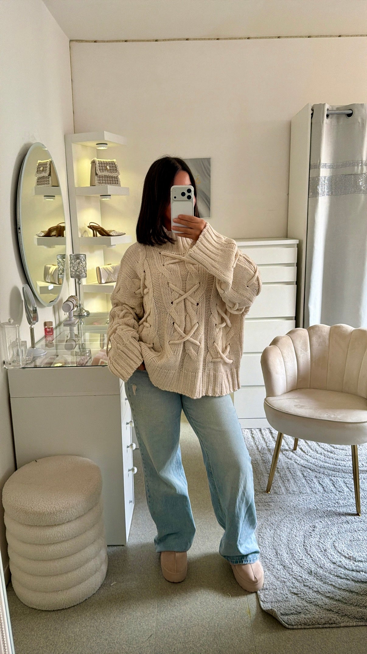 Pull Daphné beige