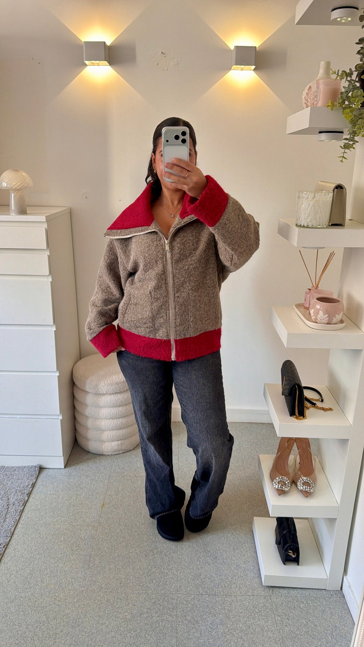 Veste Dehbia en rouge