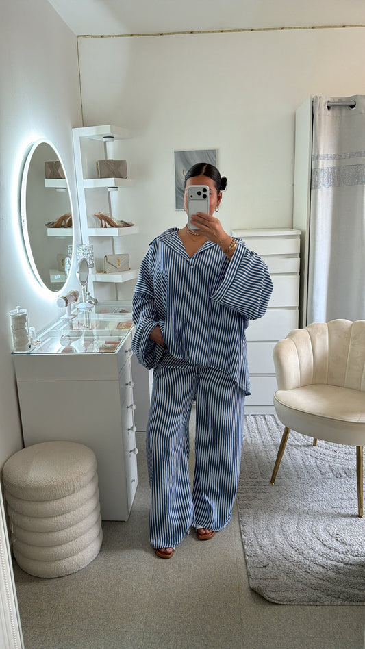 Ensemble Noussa bleu