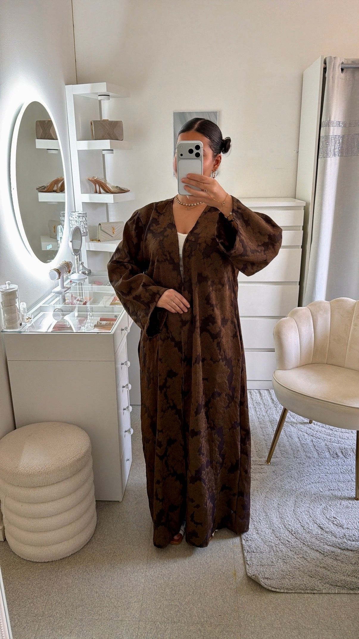 Kimono Camille en marron