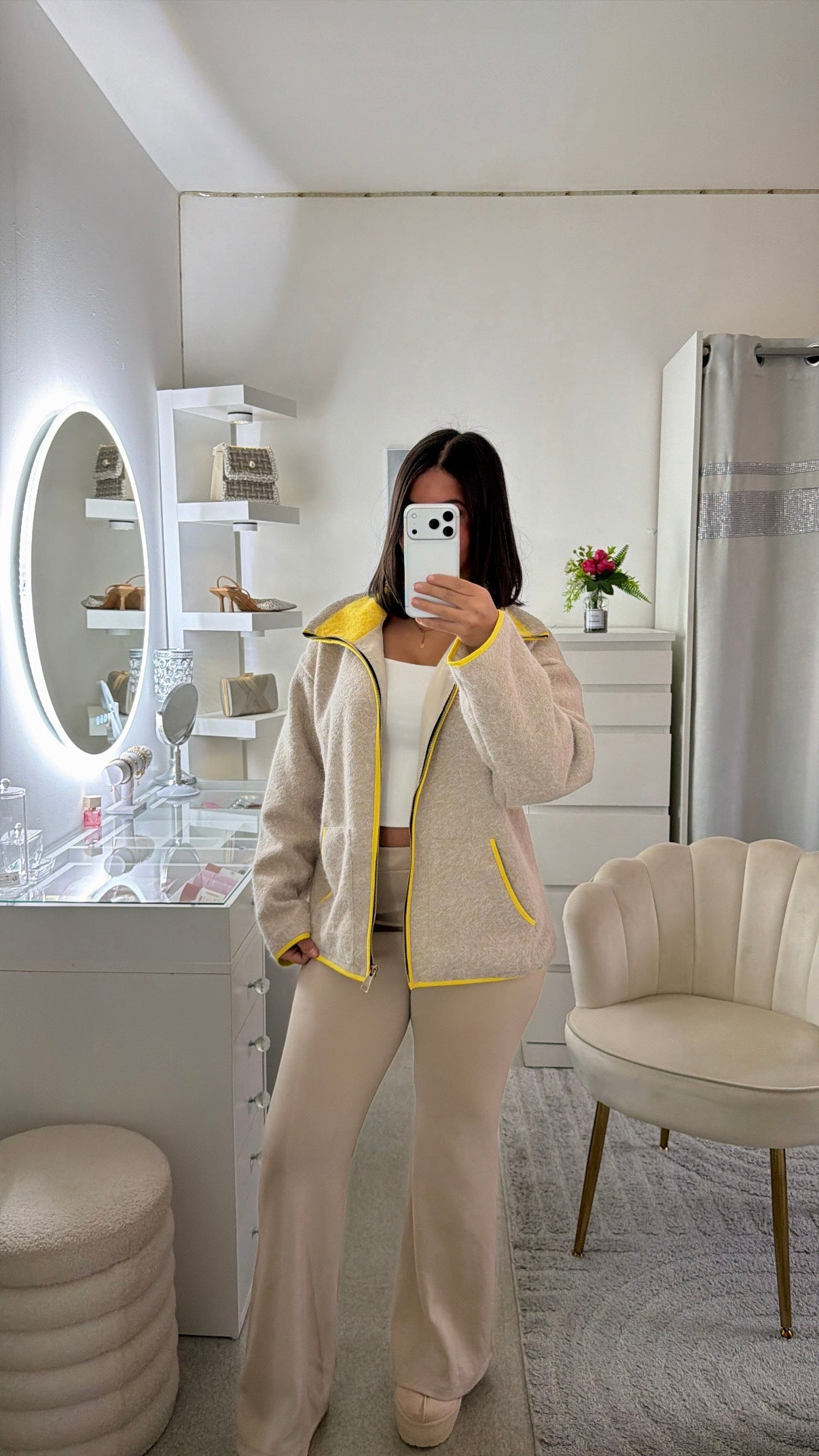 Gilet Aaliyah beige