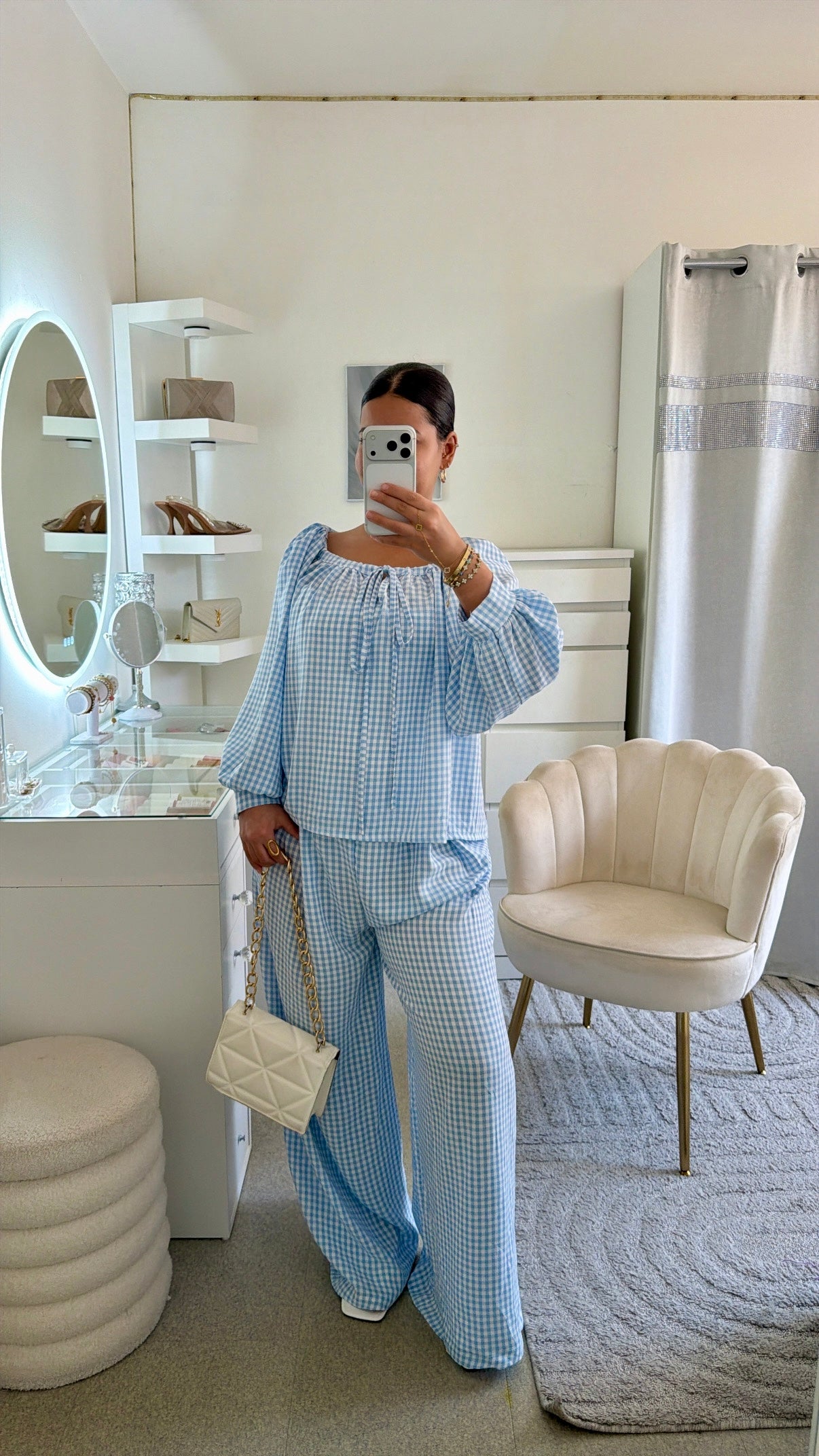 Ensemble aniya bleu