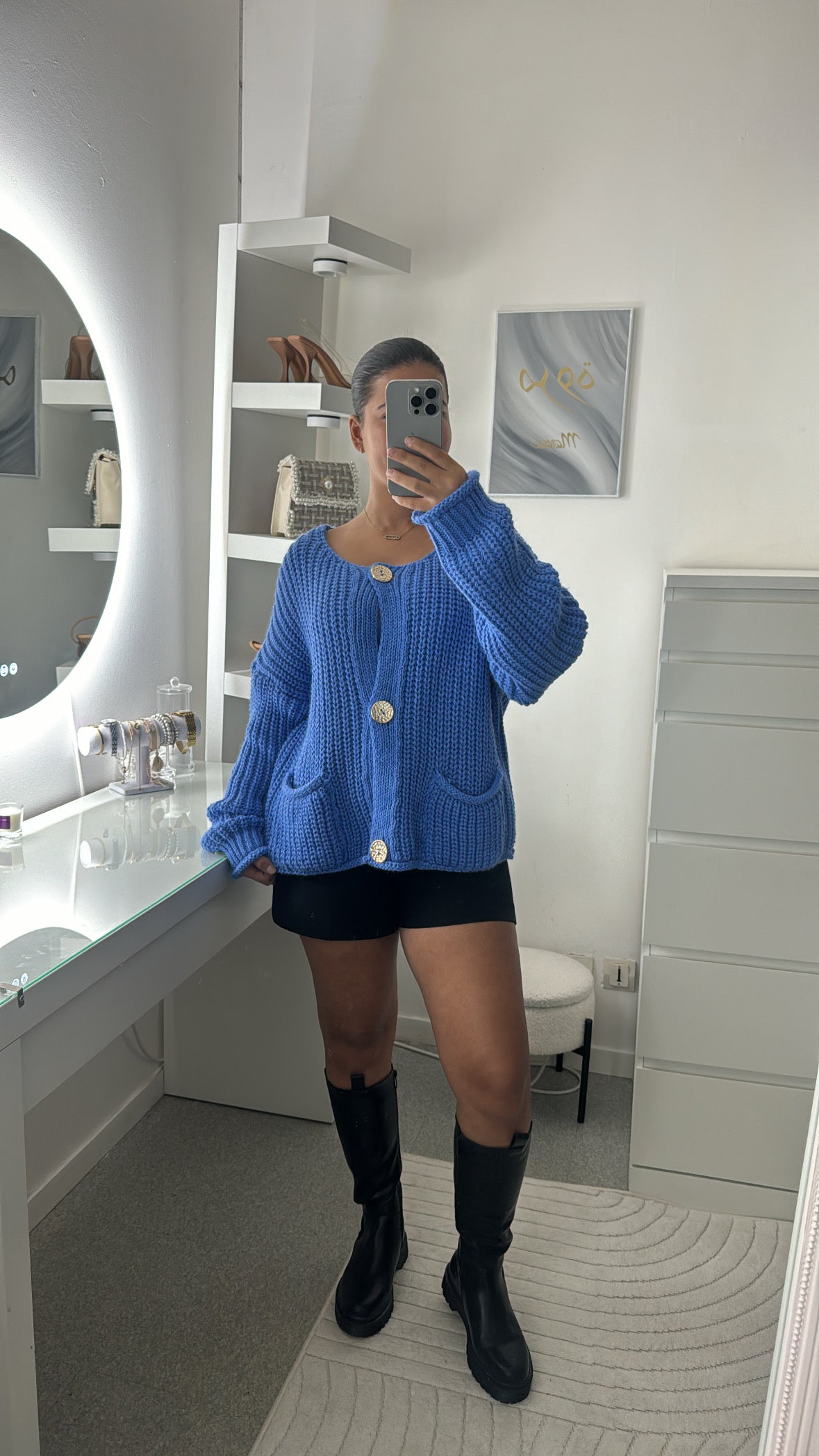 Cardigans bleu