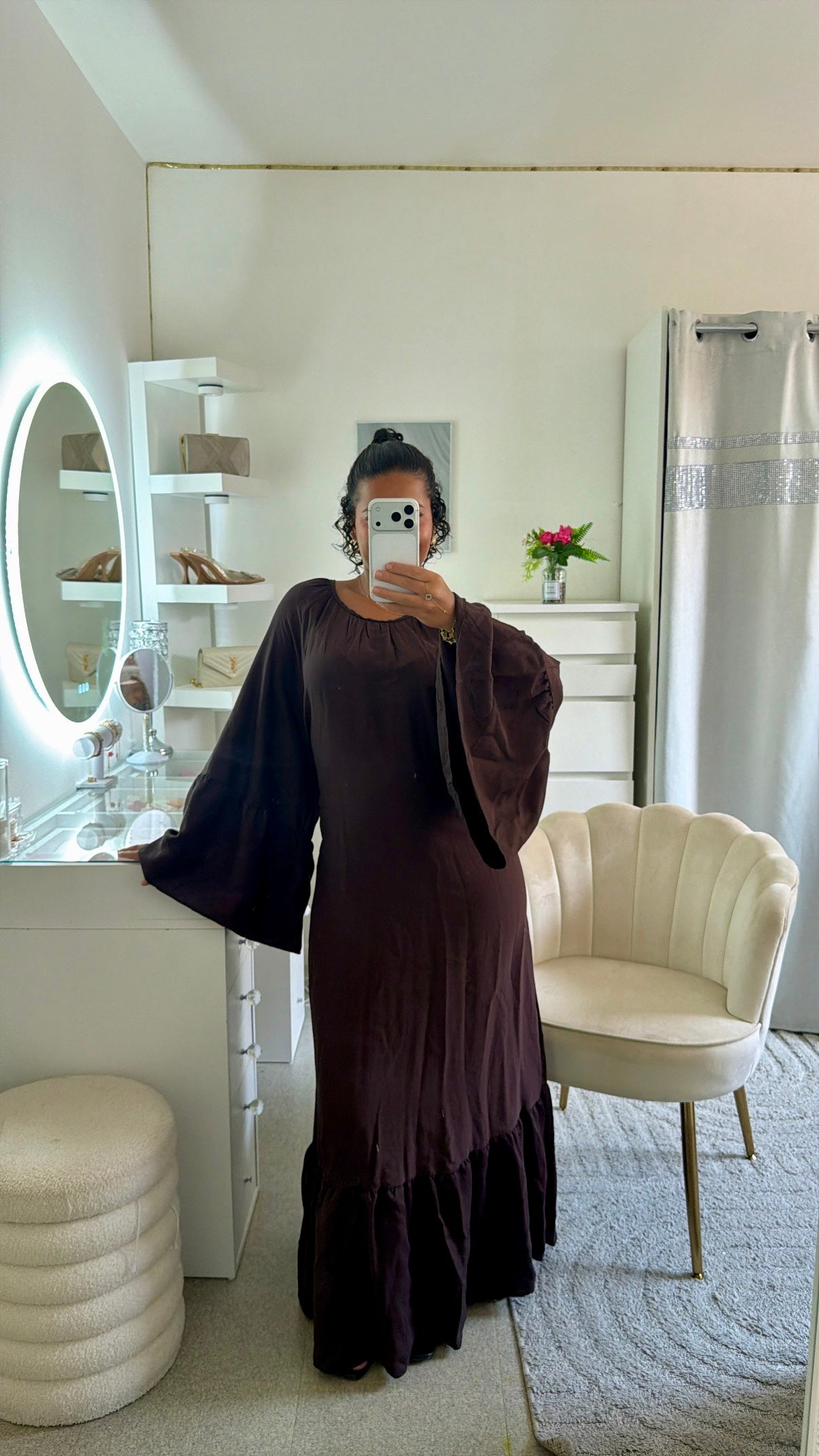 Robe Alisé en marron