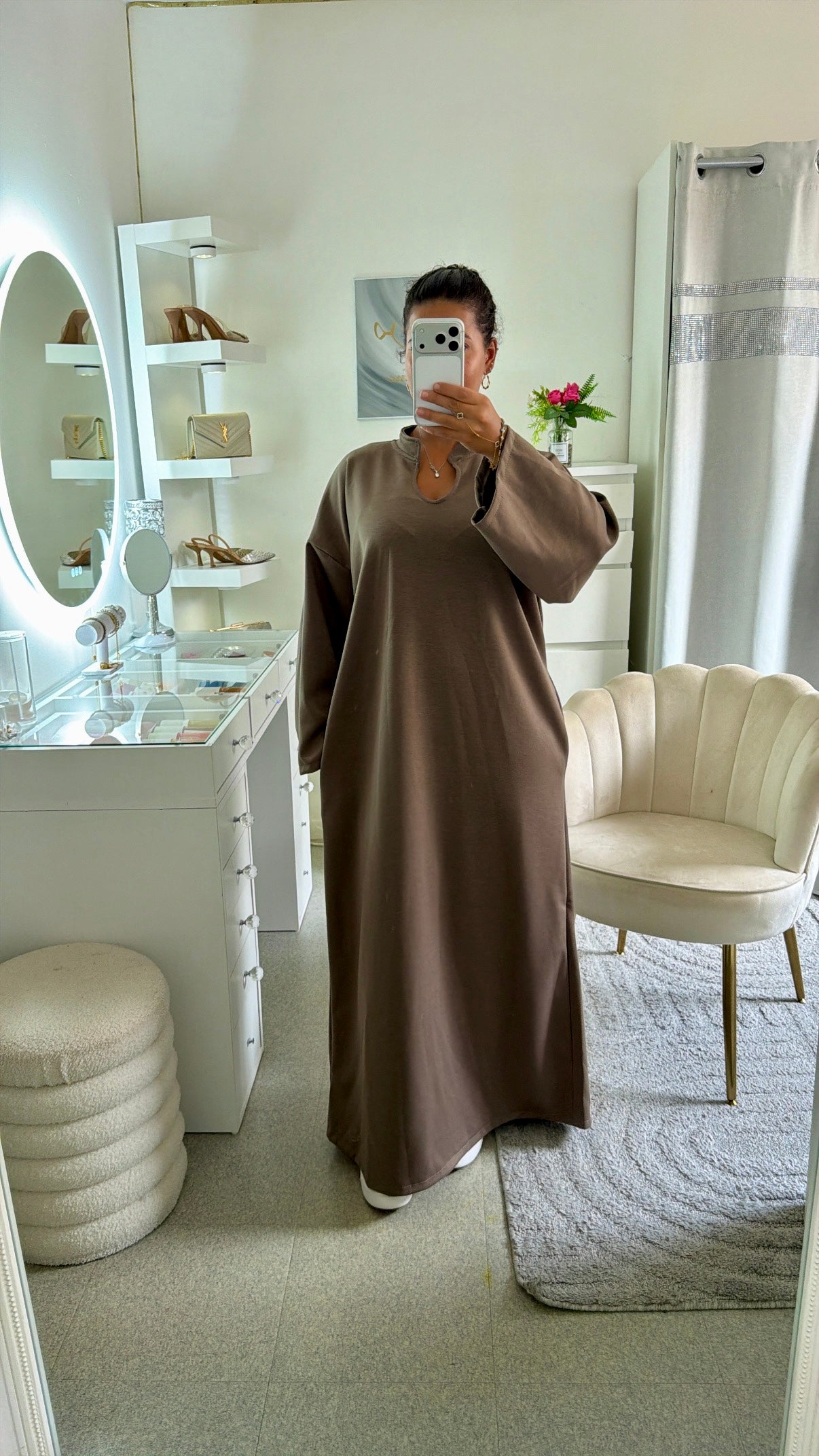 Robe Yuna en marron