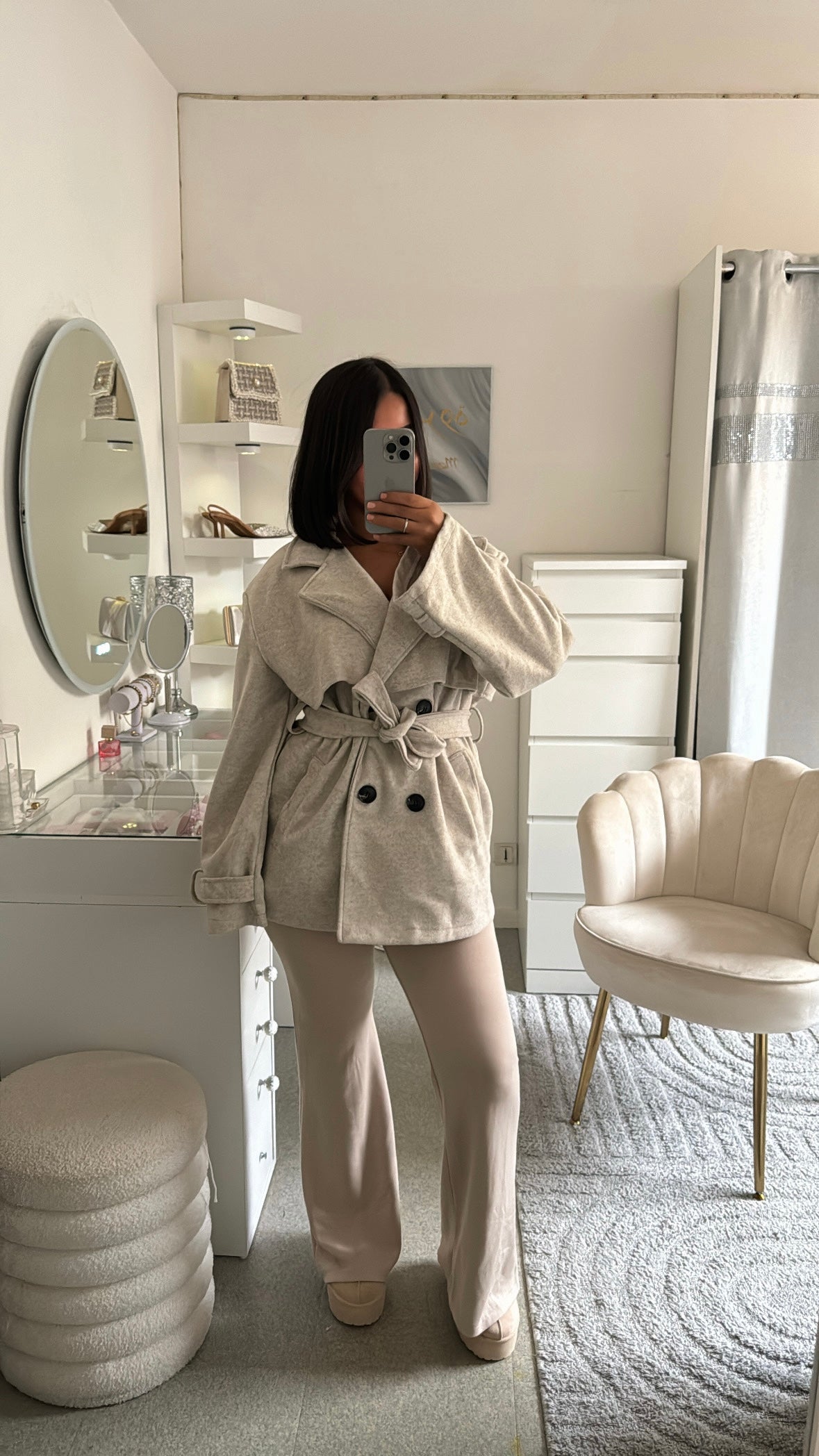 Manteau Oriane beige