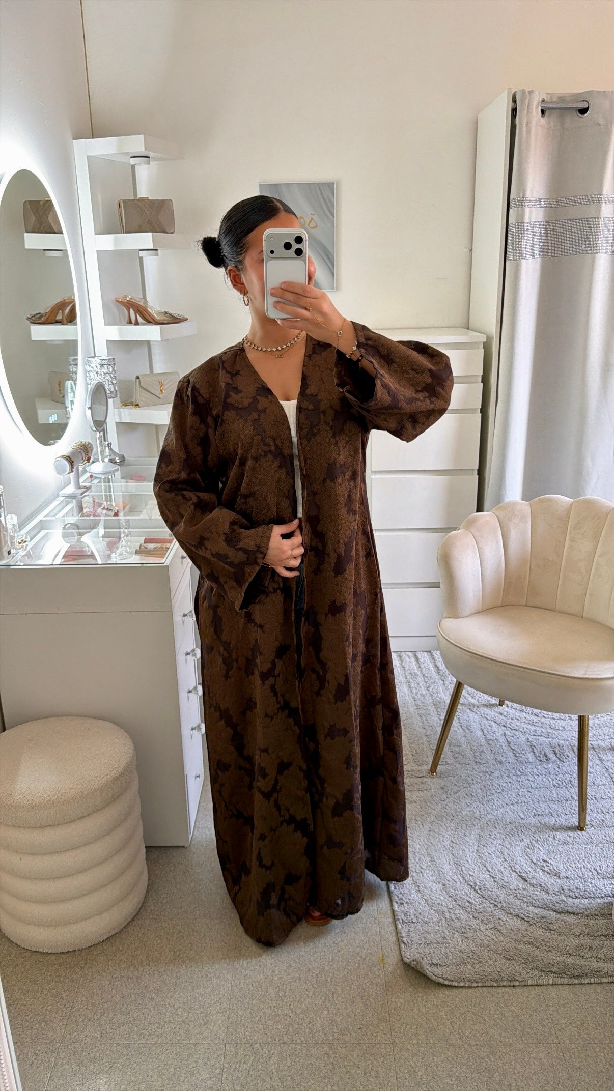 Kimono Camille en marron