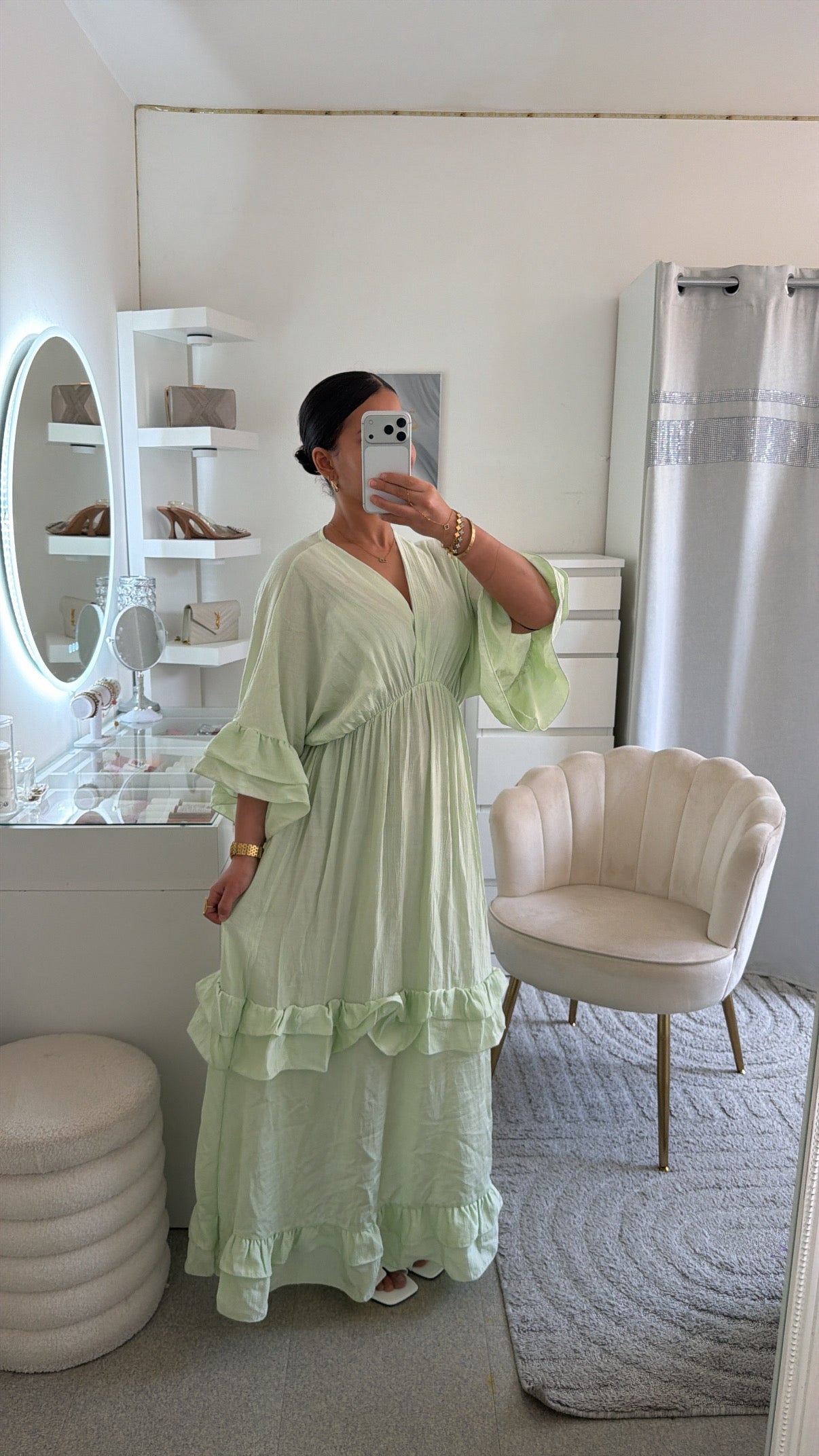 Robe Maissa en vert