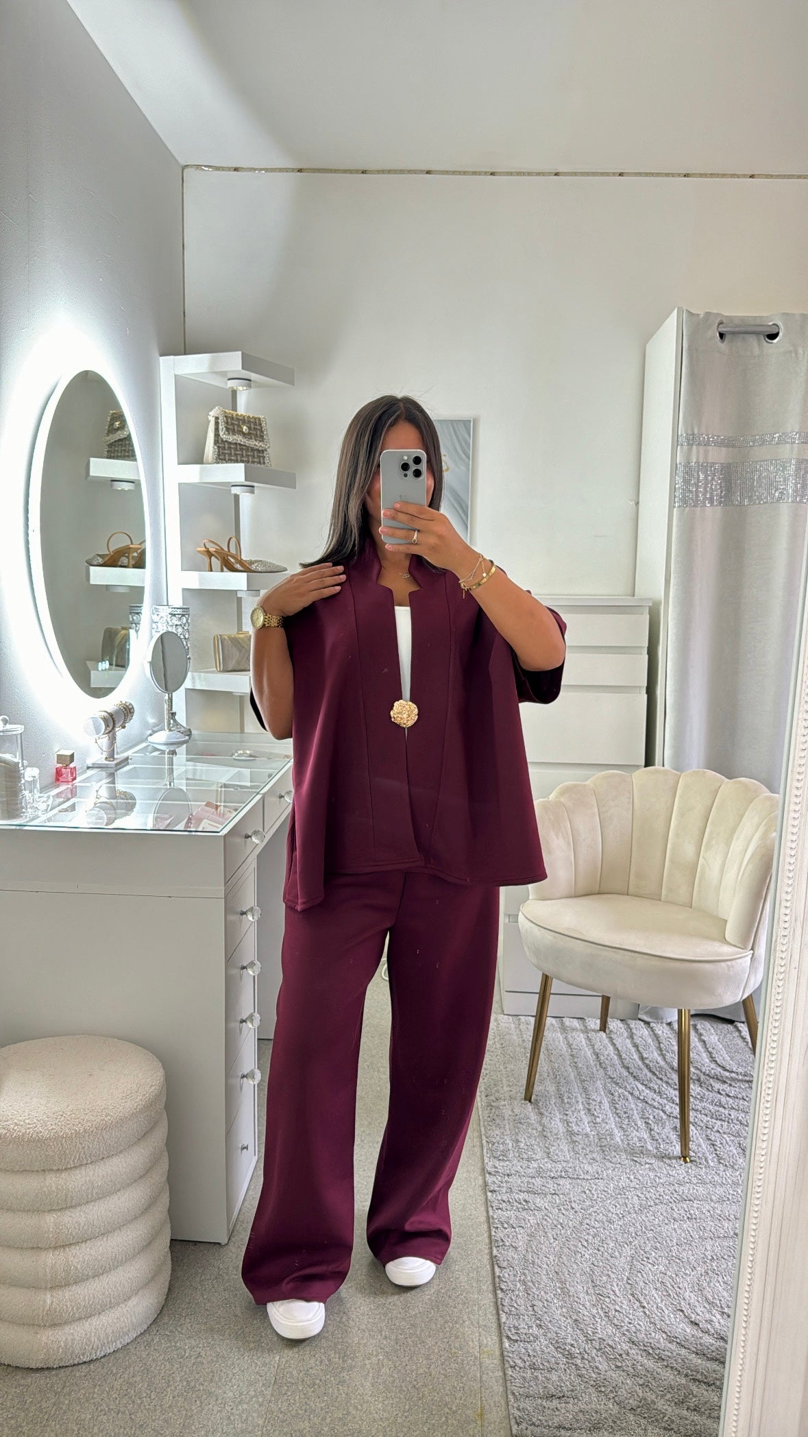 Ensemble Amany en bordeaux