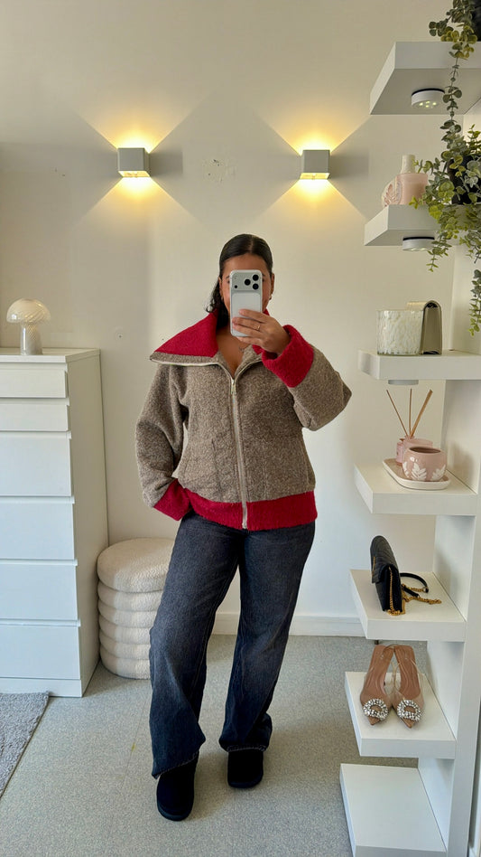 Veste Dehbia en rouge