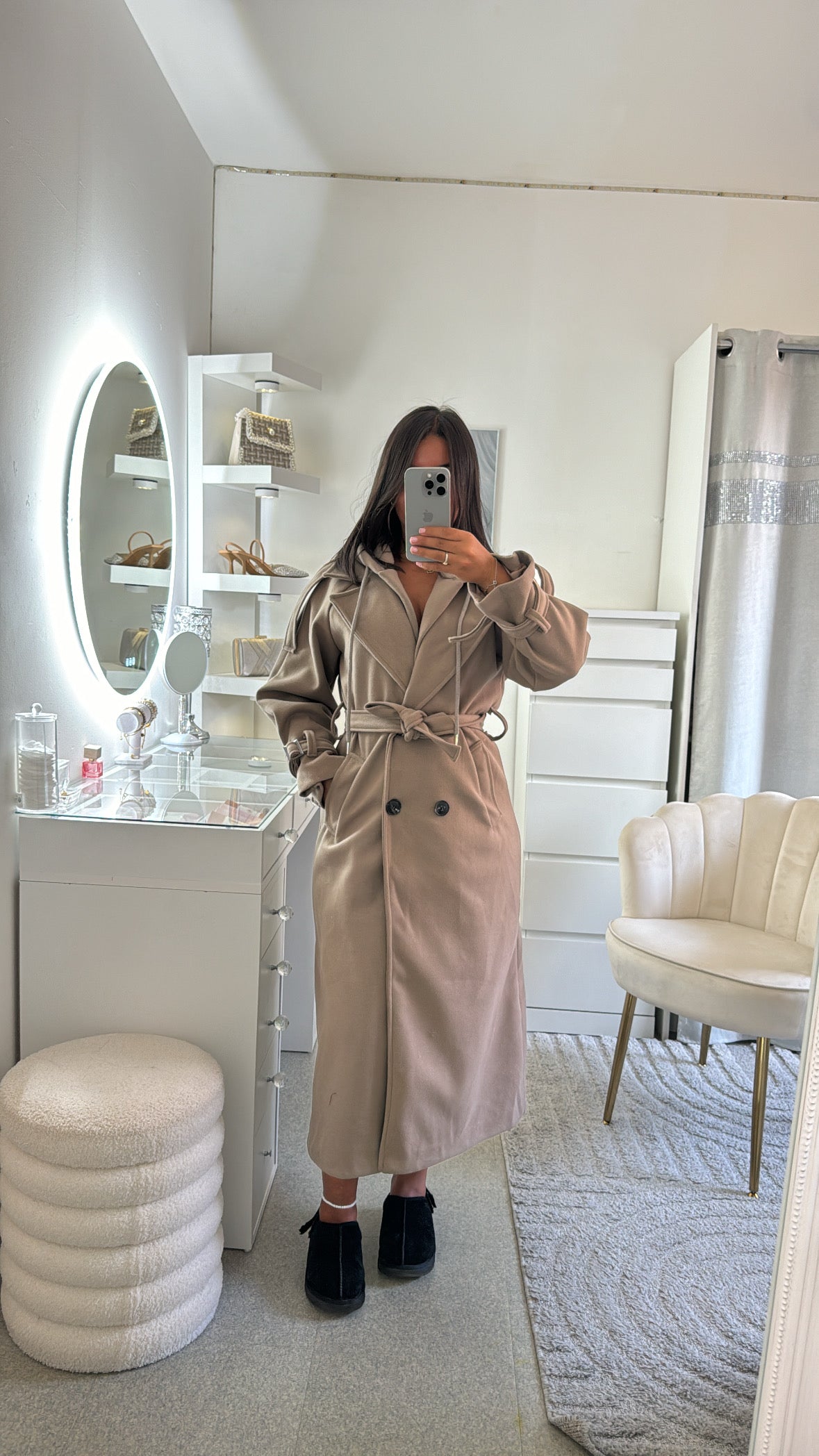Manteau Nary Taupe