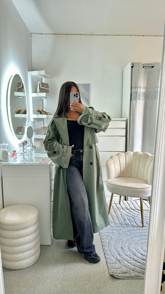 Trench Yara en vert