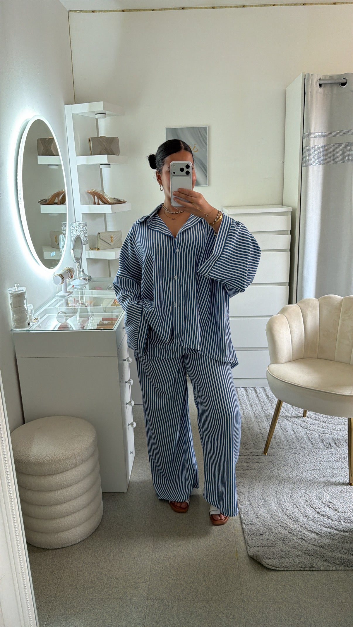 Ensemble Noussa bleu