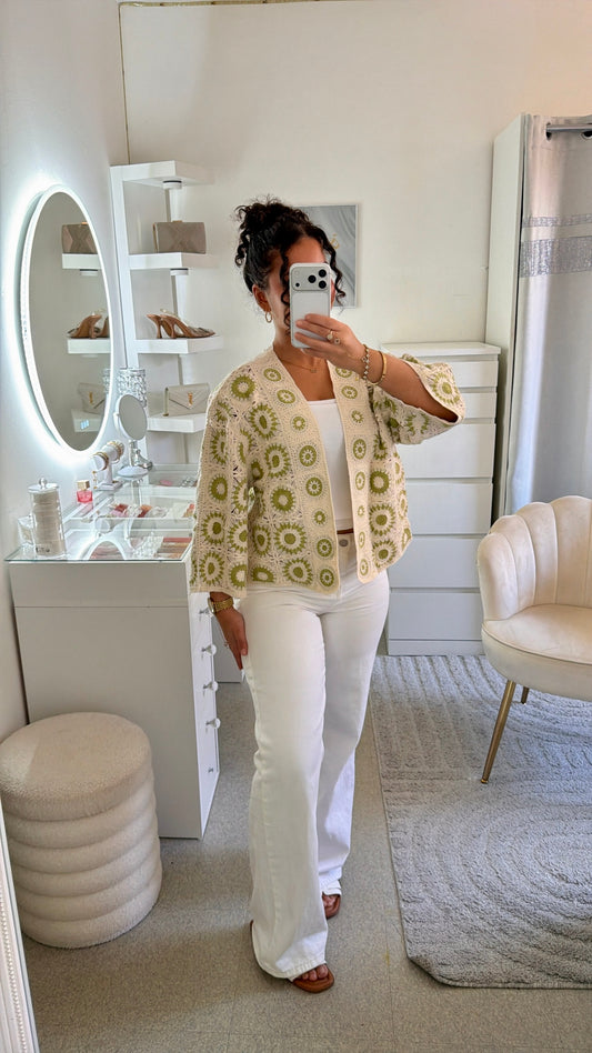 Cardigan Naya en vert