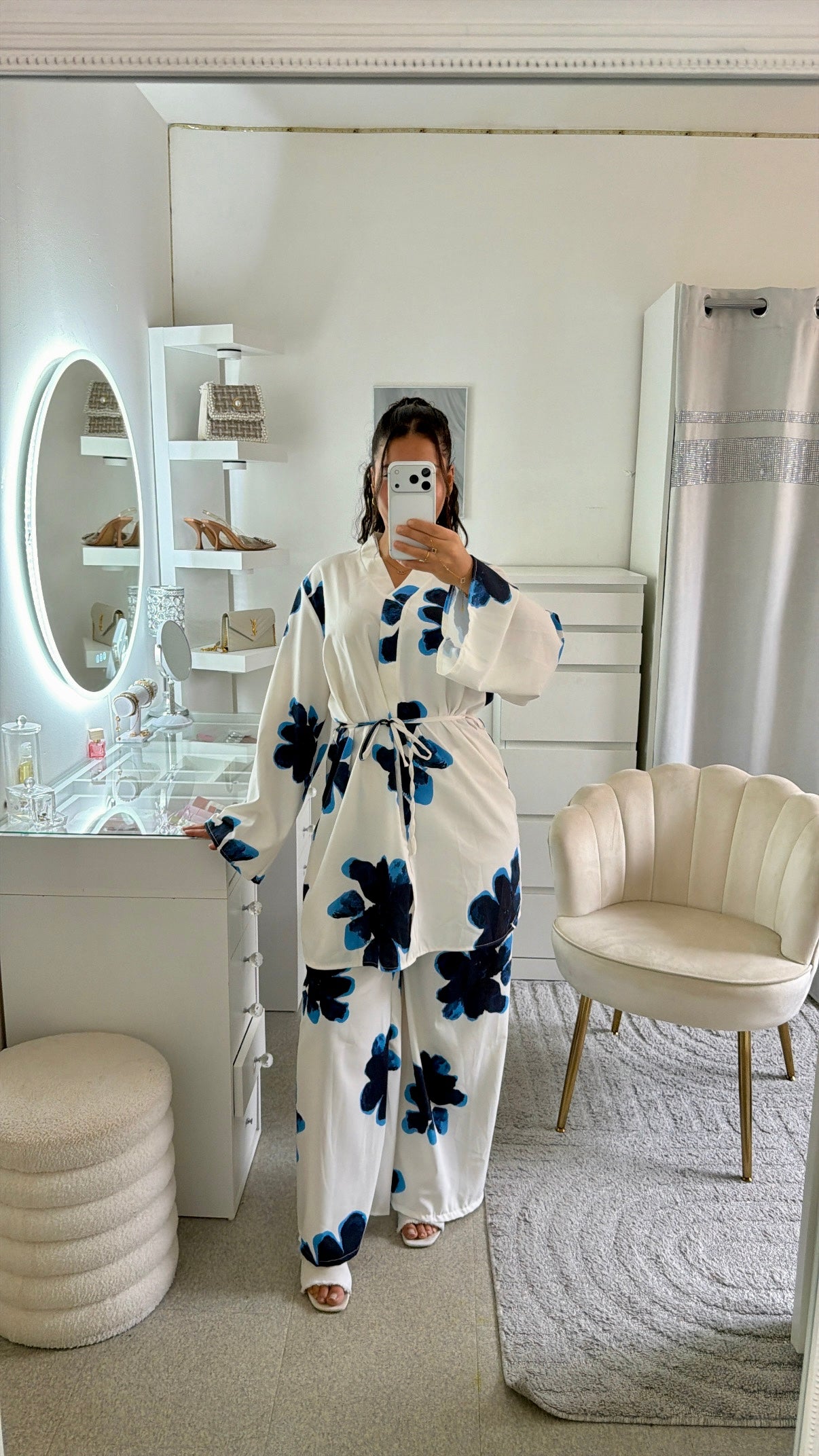 Ensemble Naïri bleu