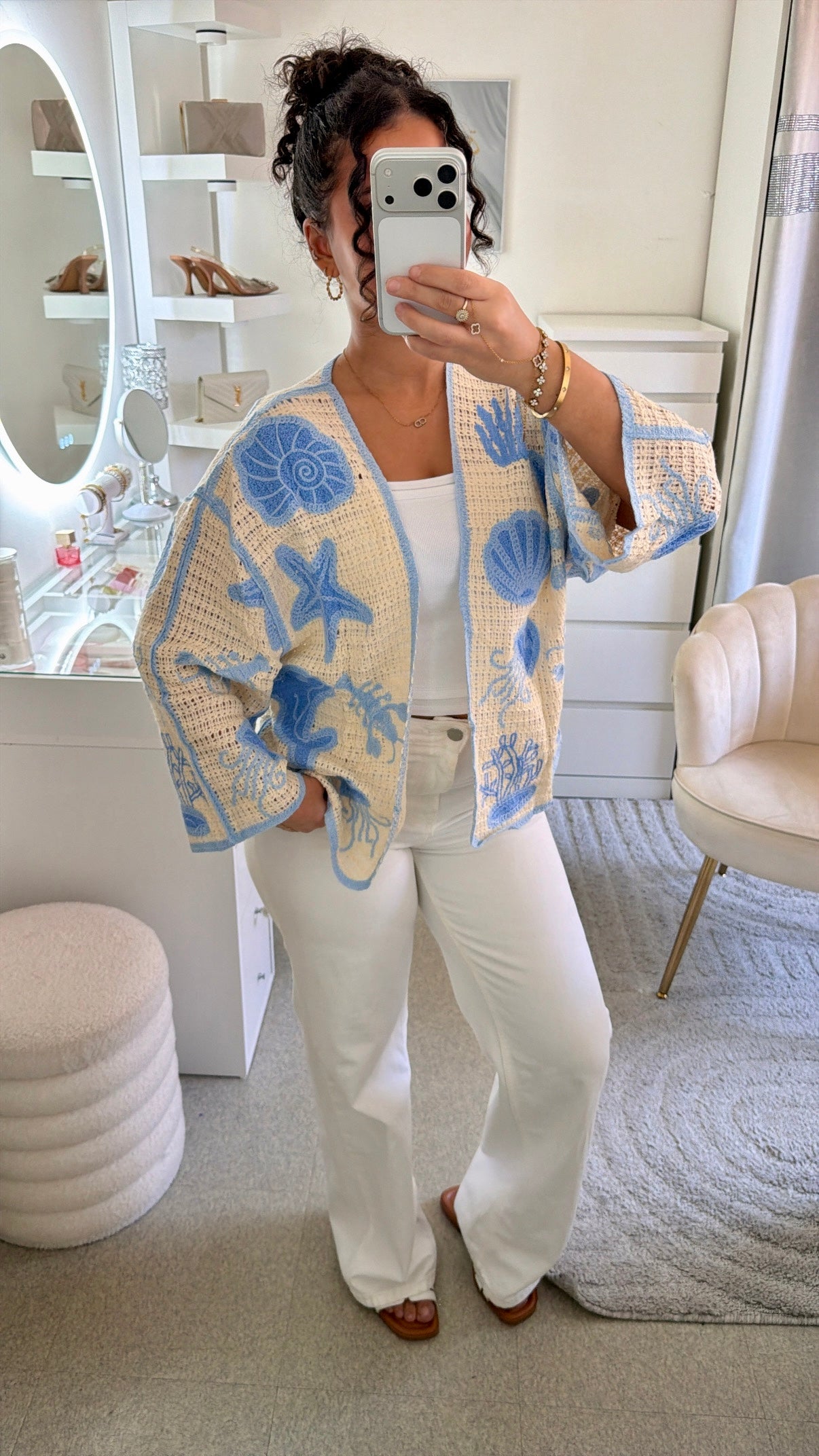 Cardigan Aria en bleu
