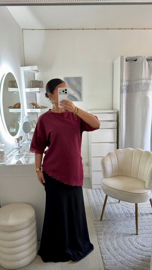 Top feriel bordeaux