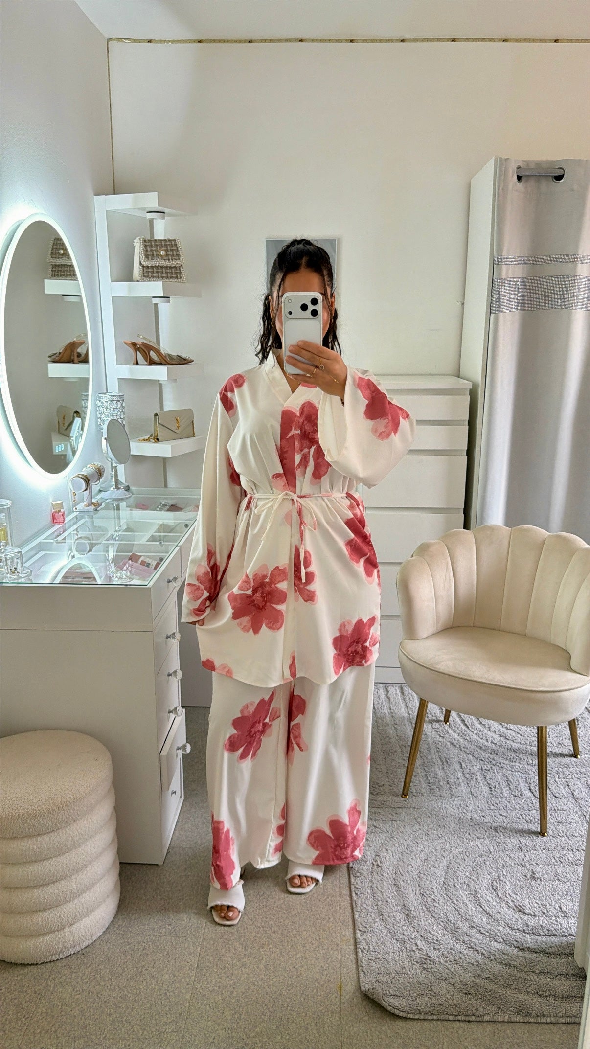 Ensemble Naïri rose